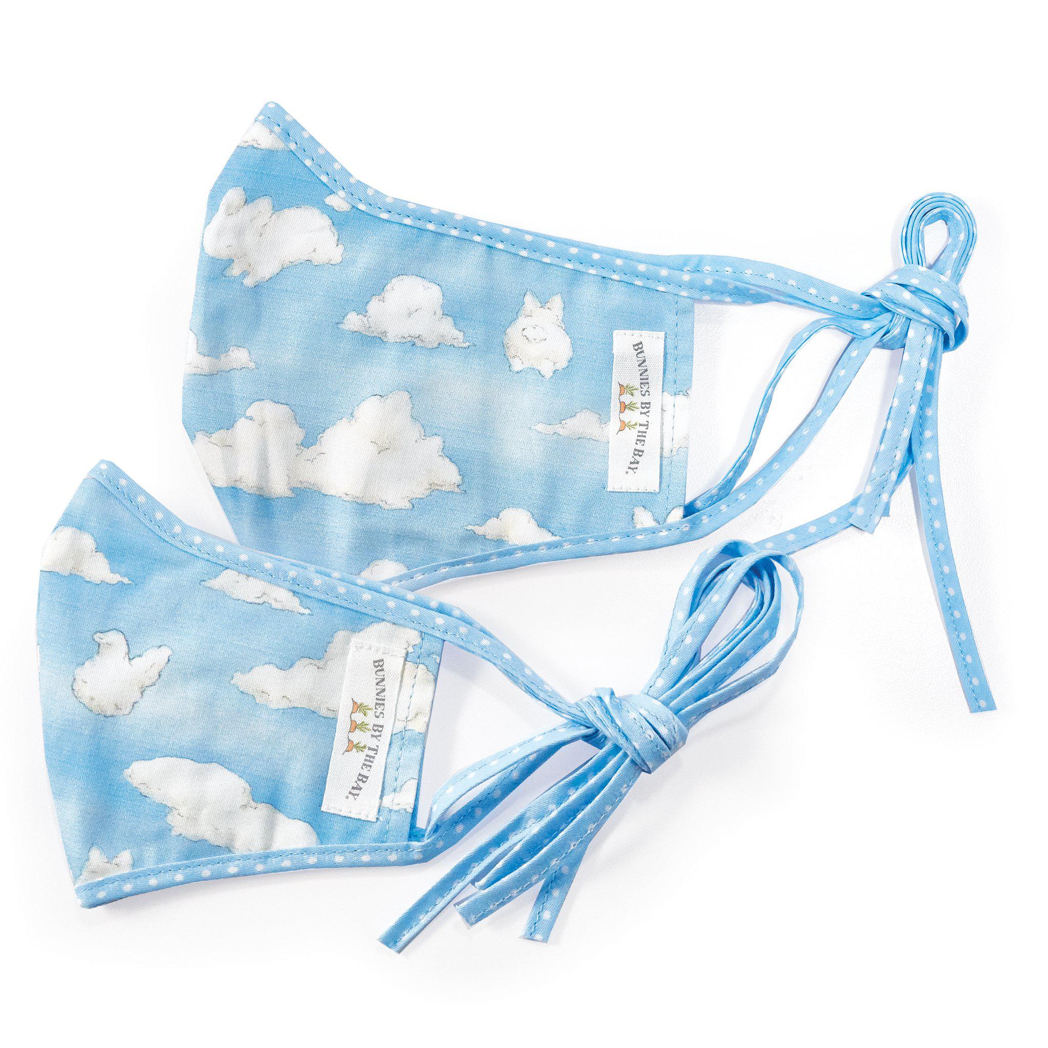 RETIRED - Bunny Clouds Cloth Face Mask for Adults and Kids - Image 4