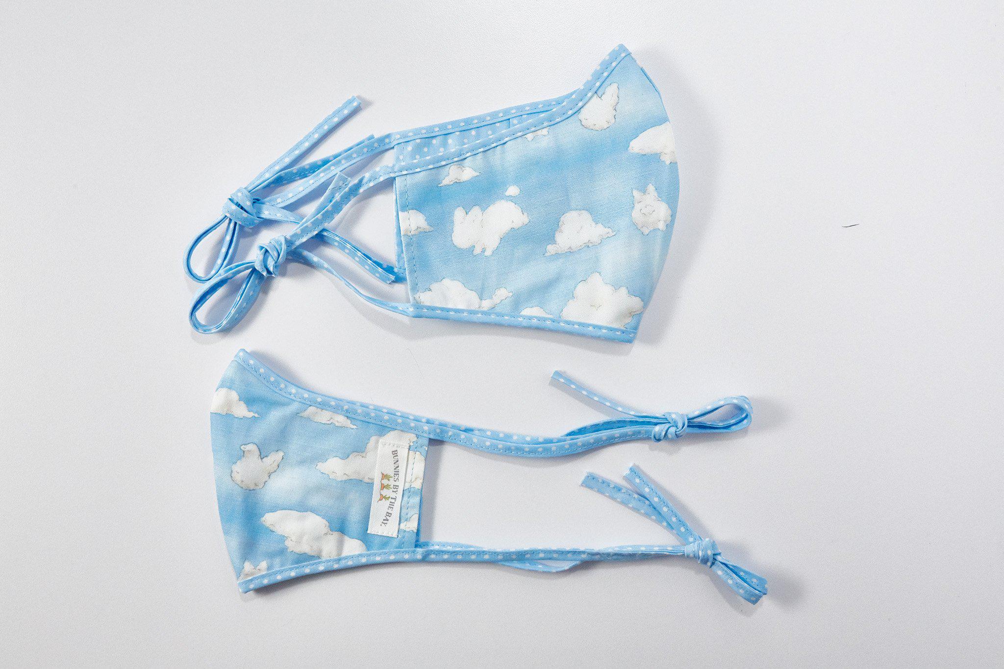 RETIRED - Bunny Clouds Cloth Face Mask for Adults and Kids - Image 7