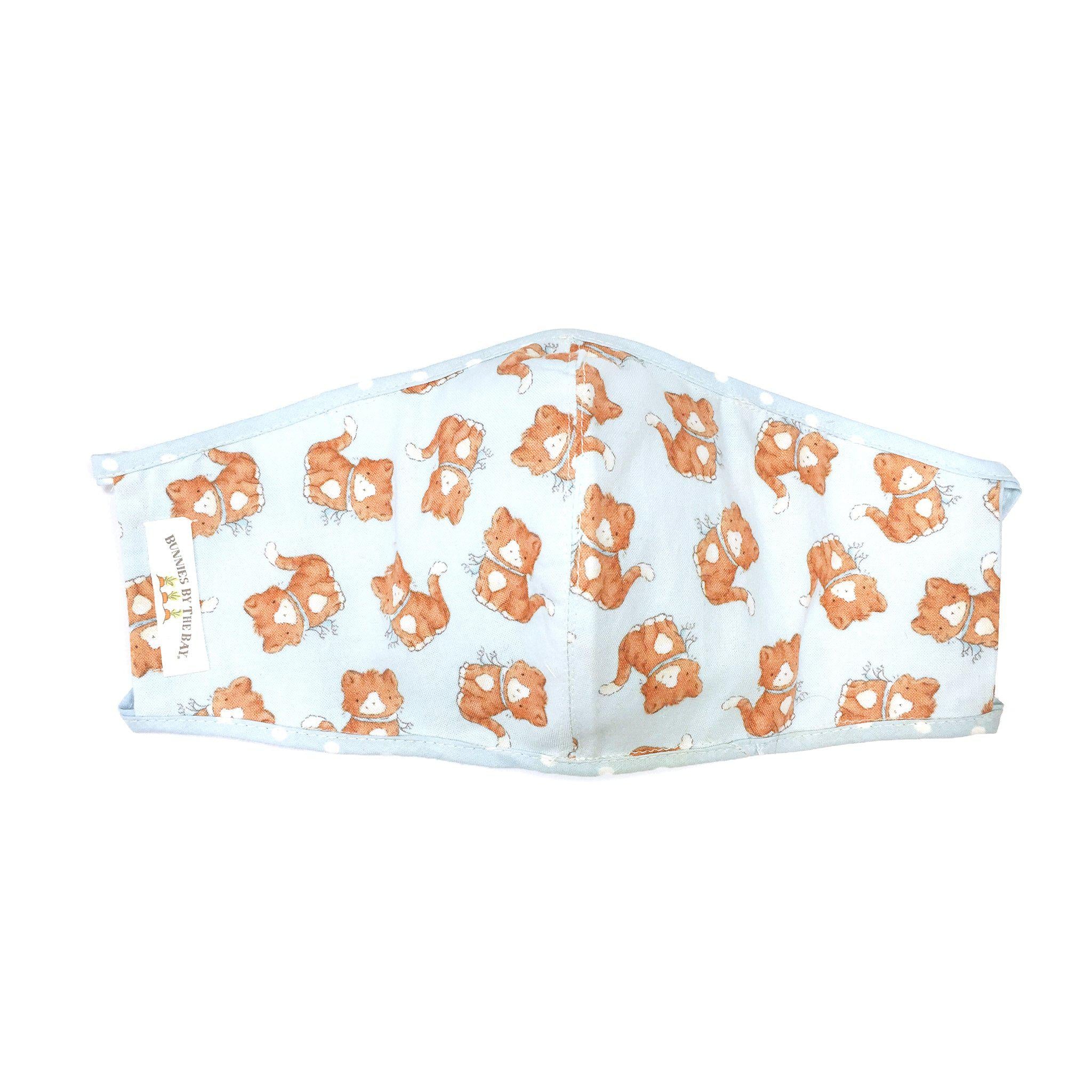 RETIRED - Hand-Crafted Adult Cloth Face Mask - Farm Kitty - Image 2