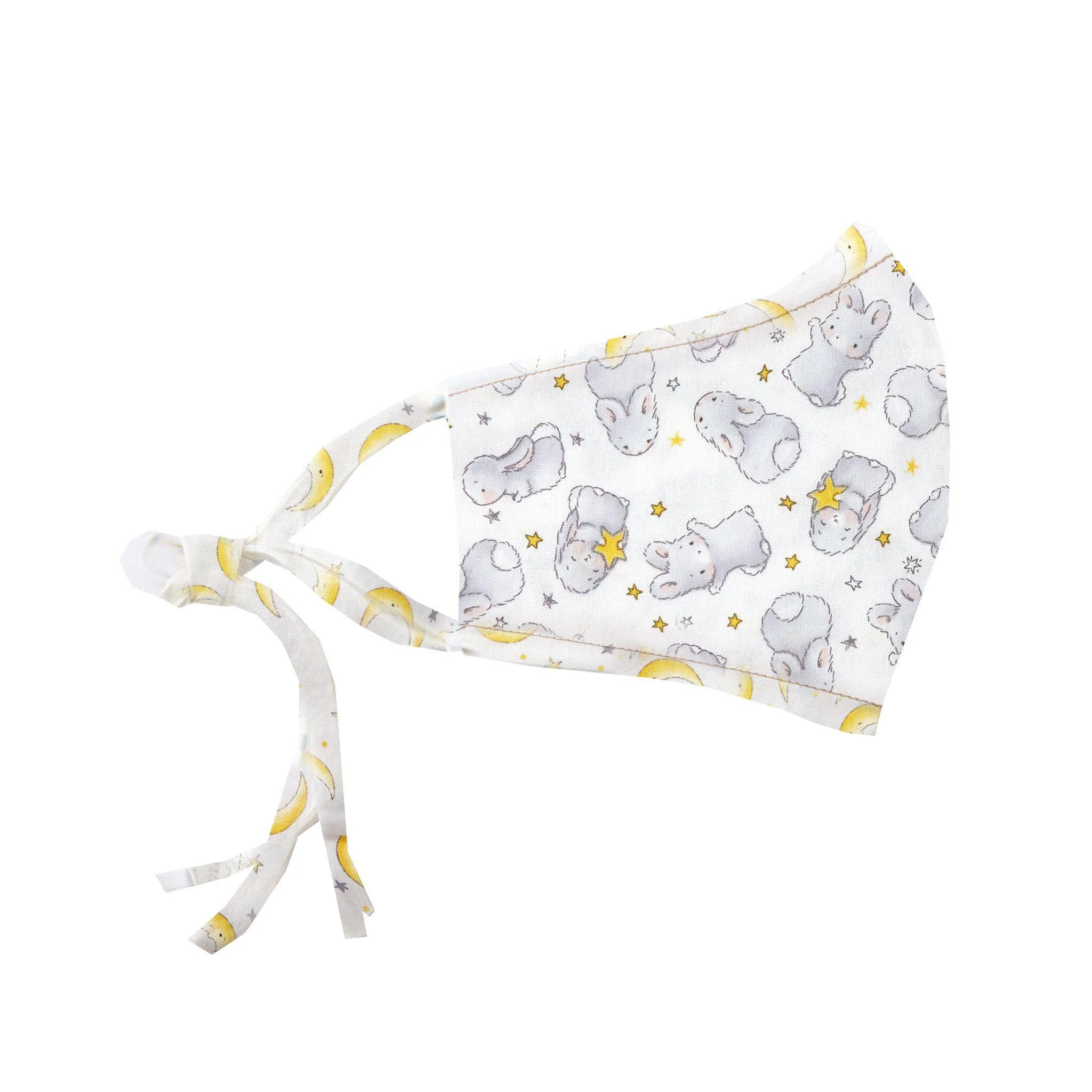 RETIRED - Adult Cloth Face Mask - Bloom Bunny with Stars