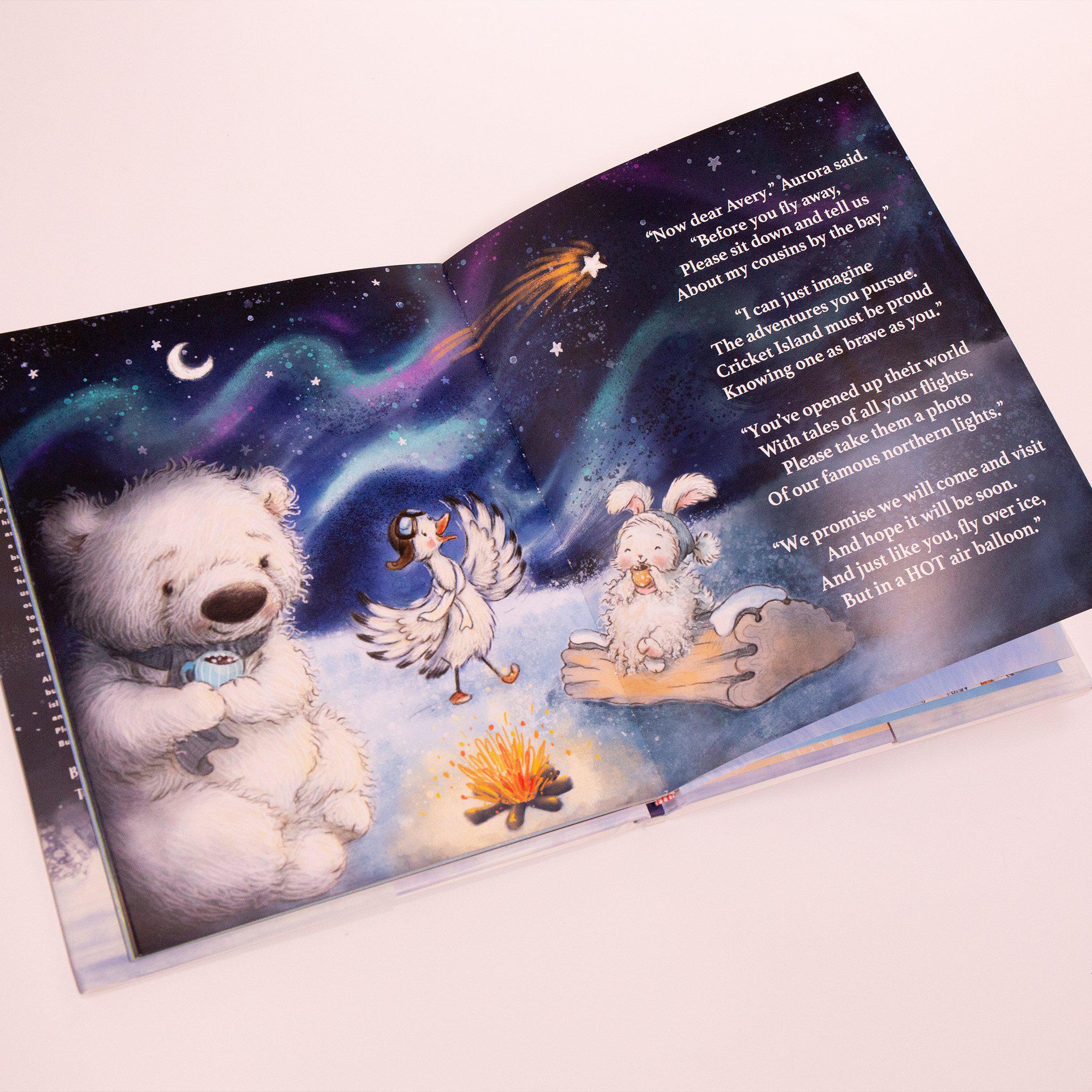RETIRED - Avery the Aviator Braves the Arctic Storybook - Image 3
