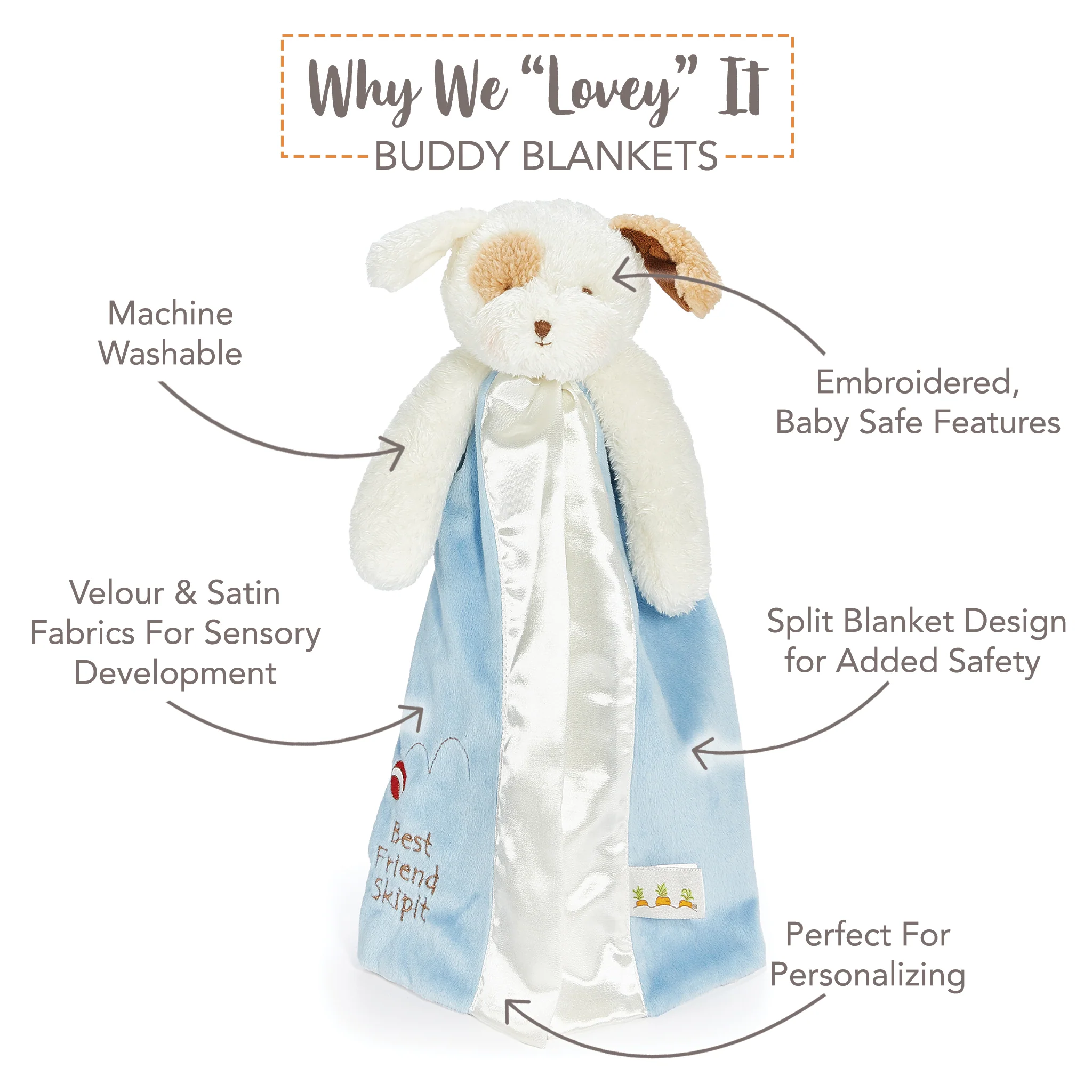 Best Friend Skipit Puppy Buddy Blanket - Image 5