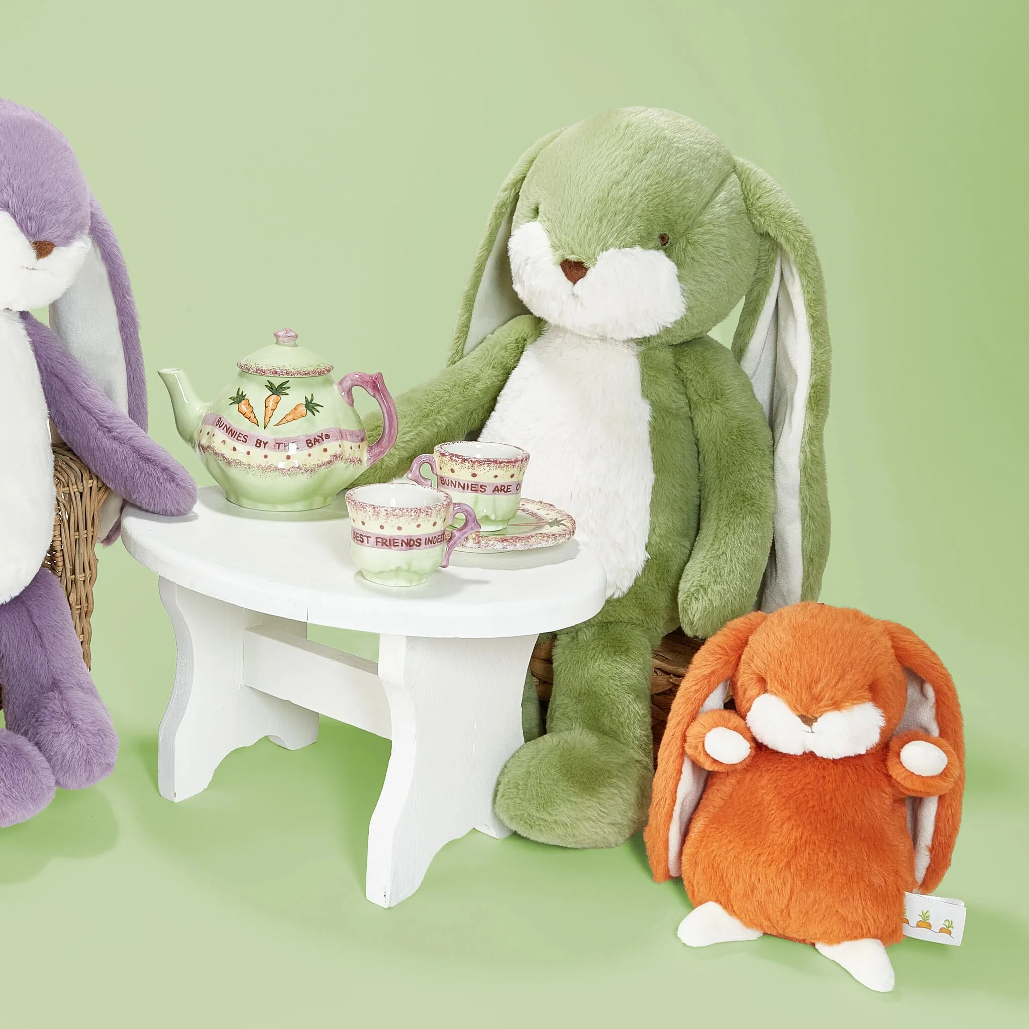 Big 20" Floppy Nibble Bunny – Pistachio - Image 5