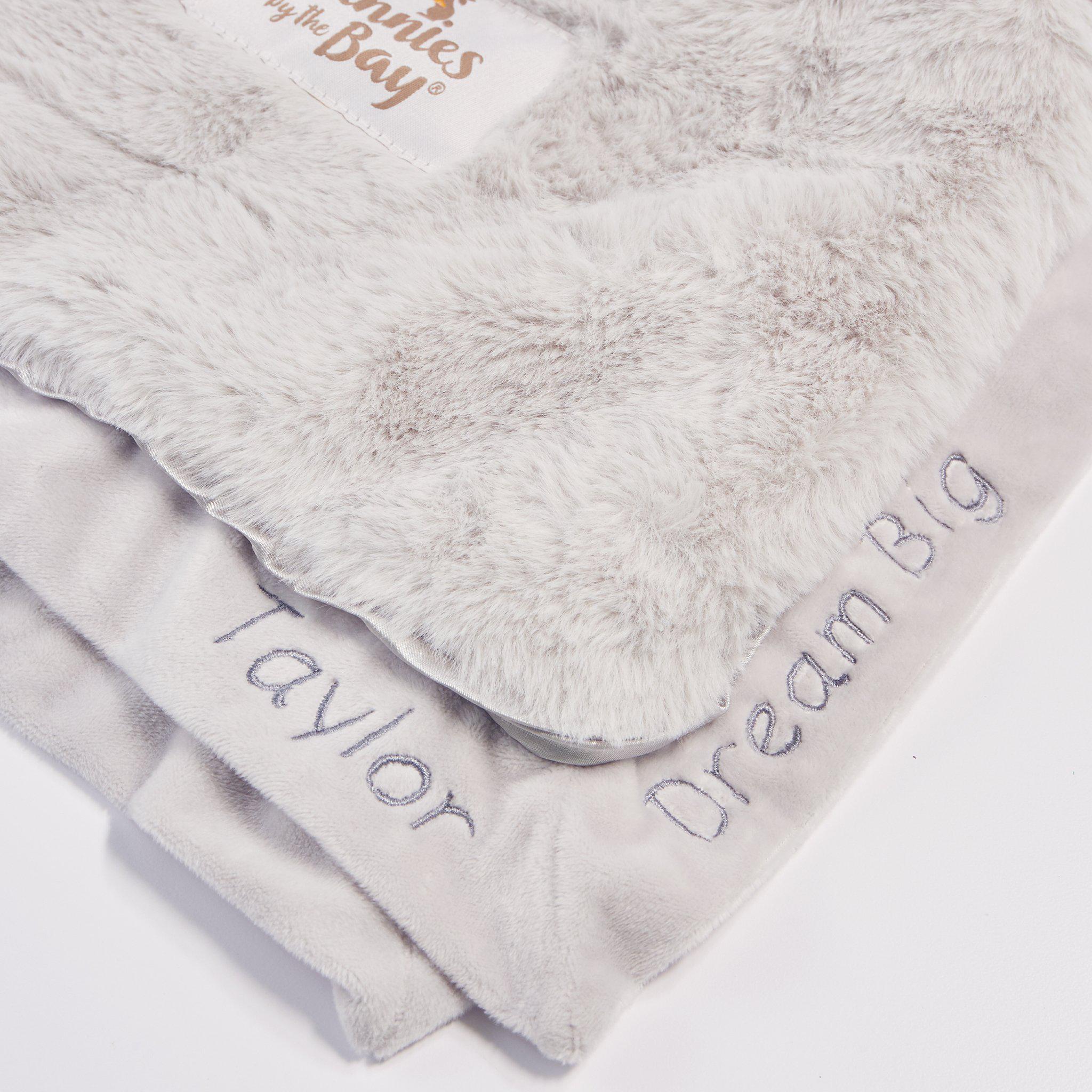 RETIRED - Big Cozy Nibble Fur Blanket - Gray 50 x 60 - Image 6
