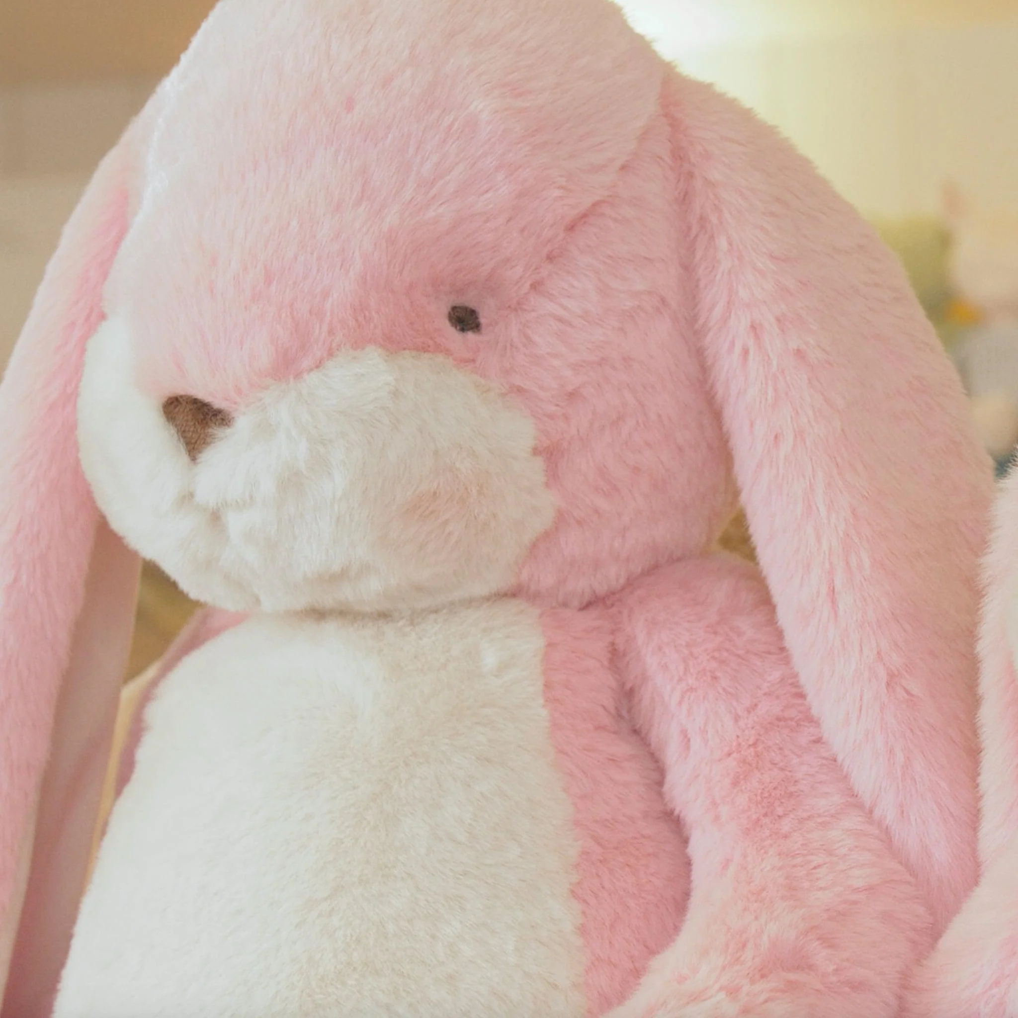RETIRED - Big Floppy Nibble 20" Bunny - Coral Blush - Image 2