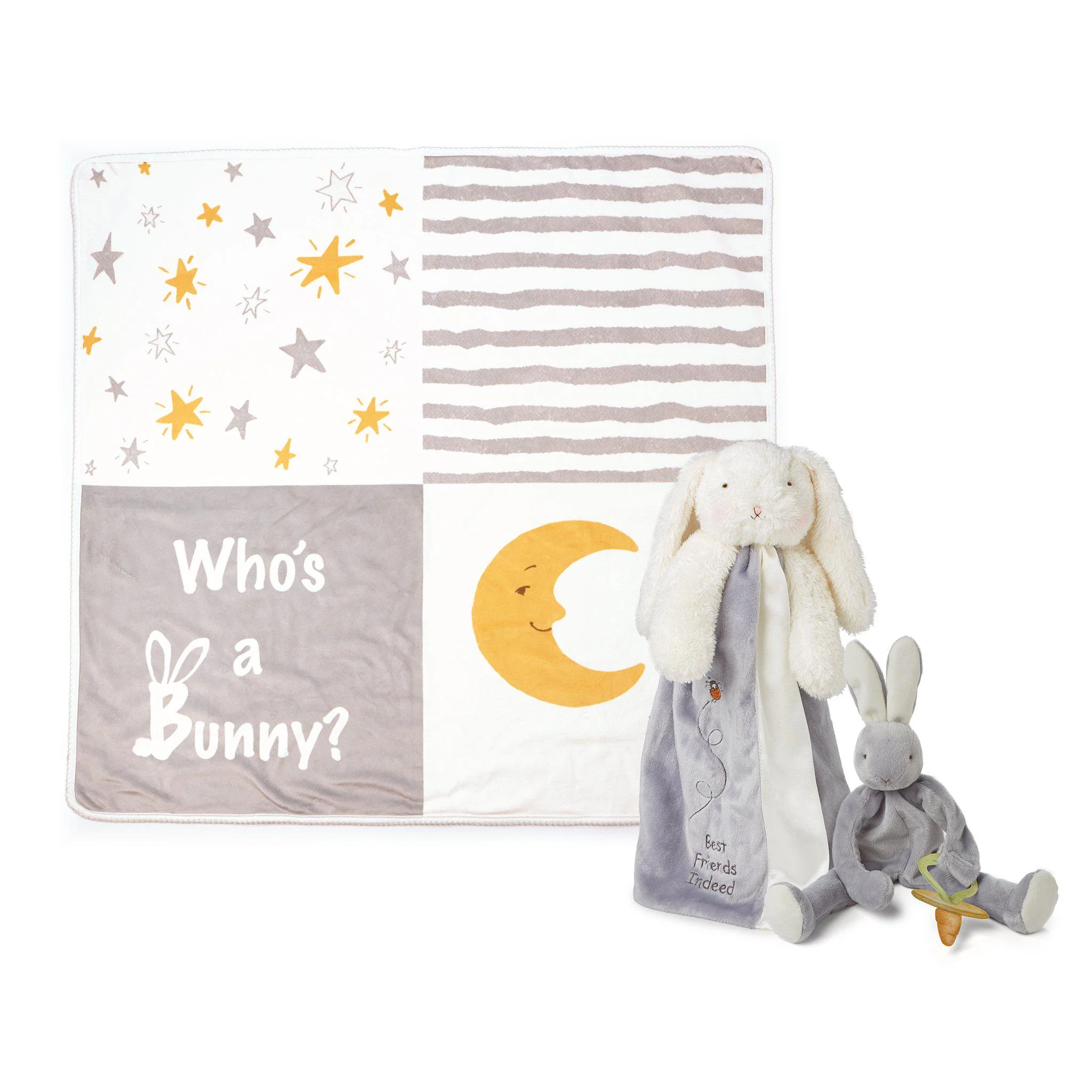 RETIRED - Bloom Bunny Lovies On-The-Go Baby Gift Set