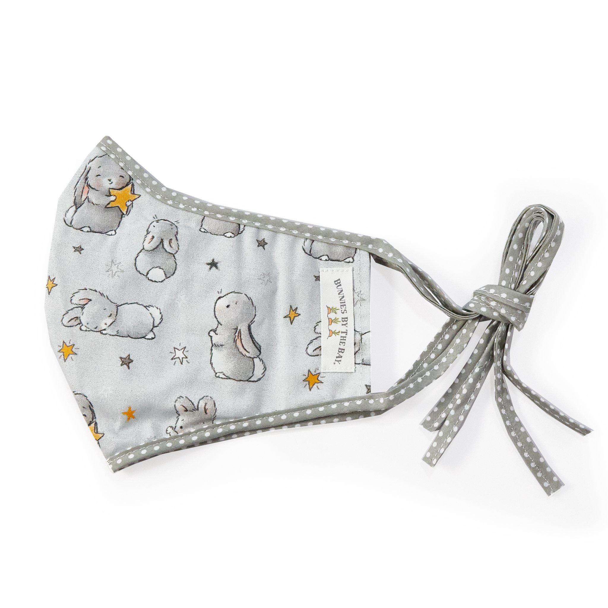 Bloom Bunny with Stars Cloth Face Mask for Adults and Kids