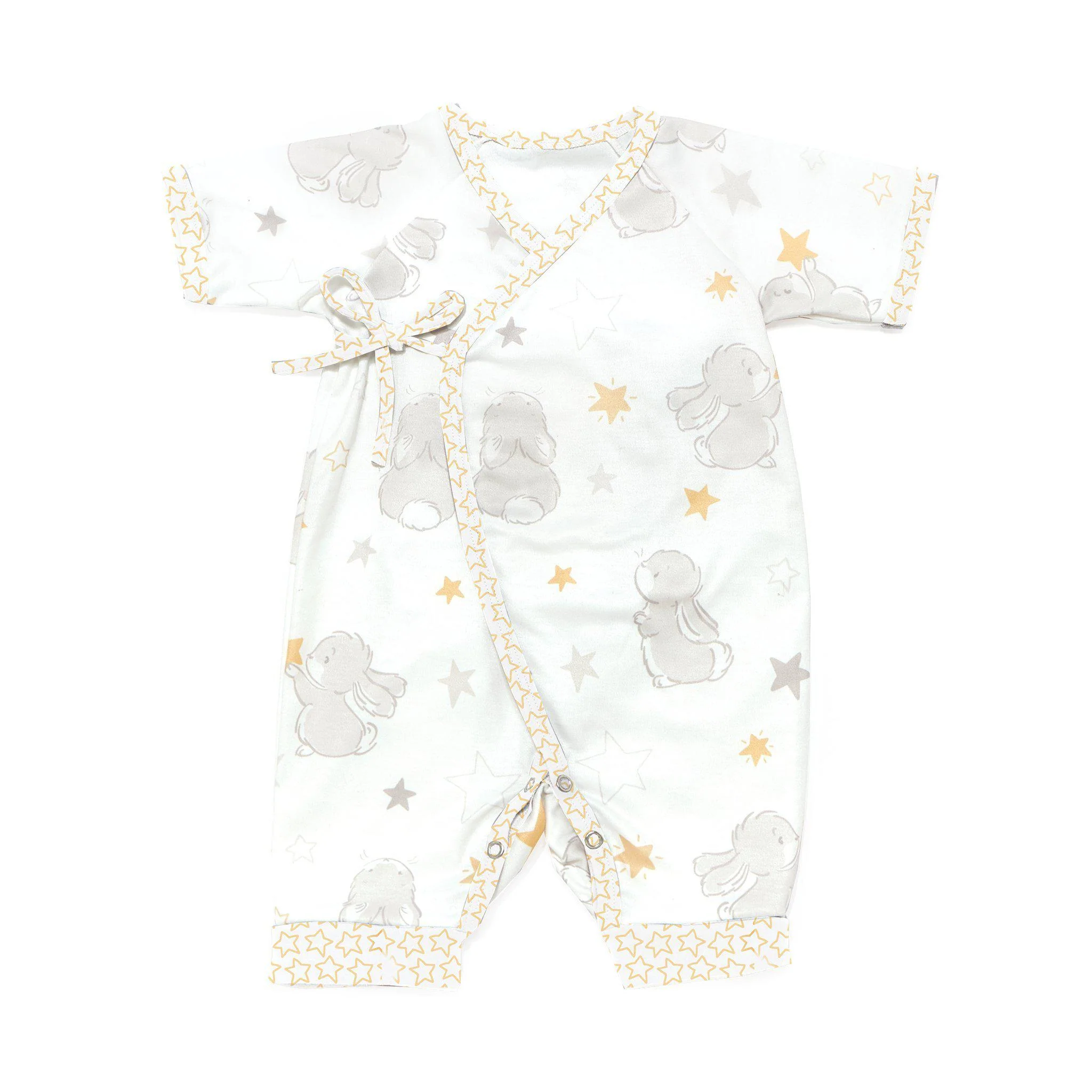 RETIRED - Bloom Bunny Kimono Romper and Hat Set - Image 3