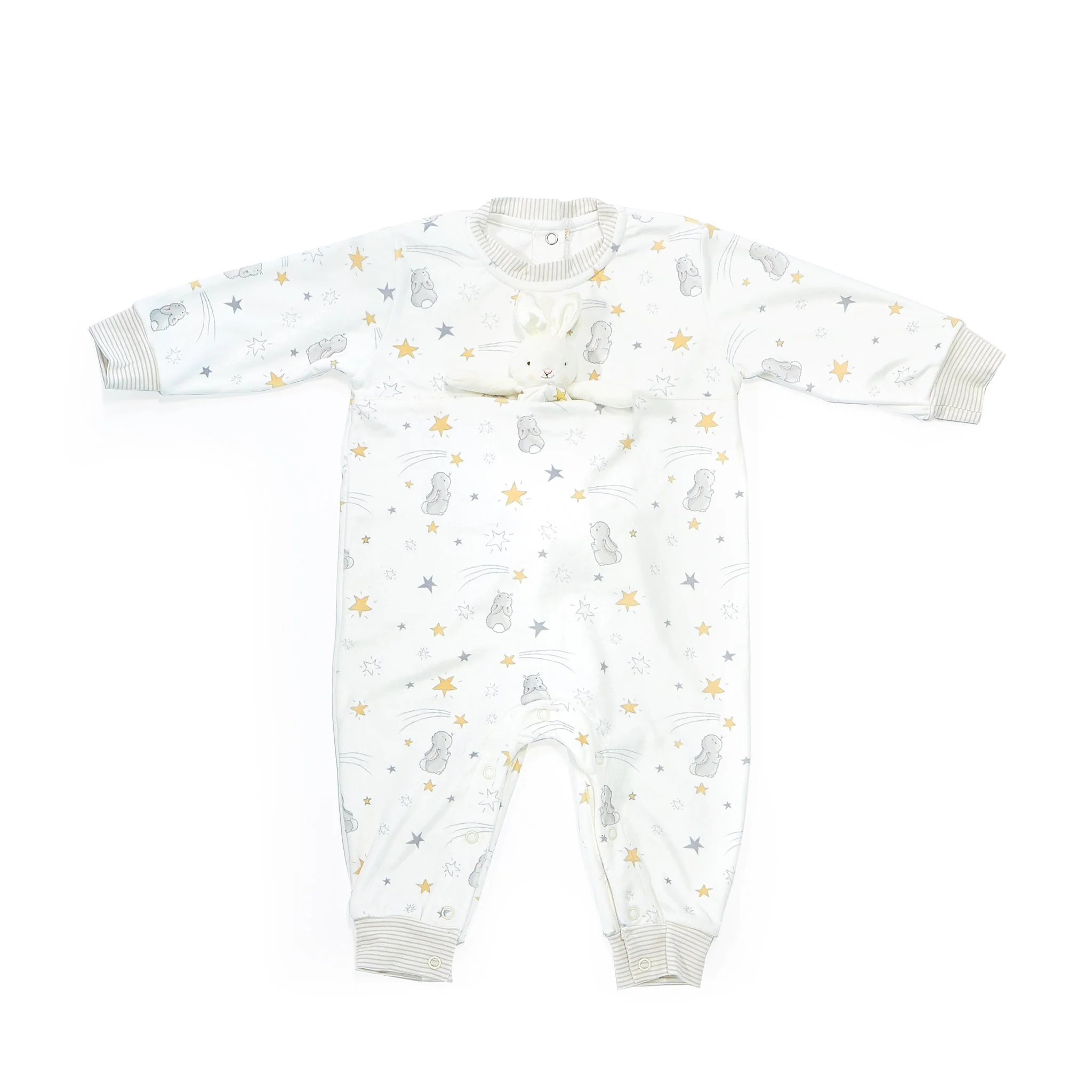 RETIRED - Bloom Bunny Playsuit and Binkie Set