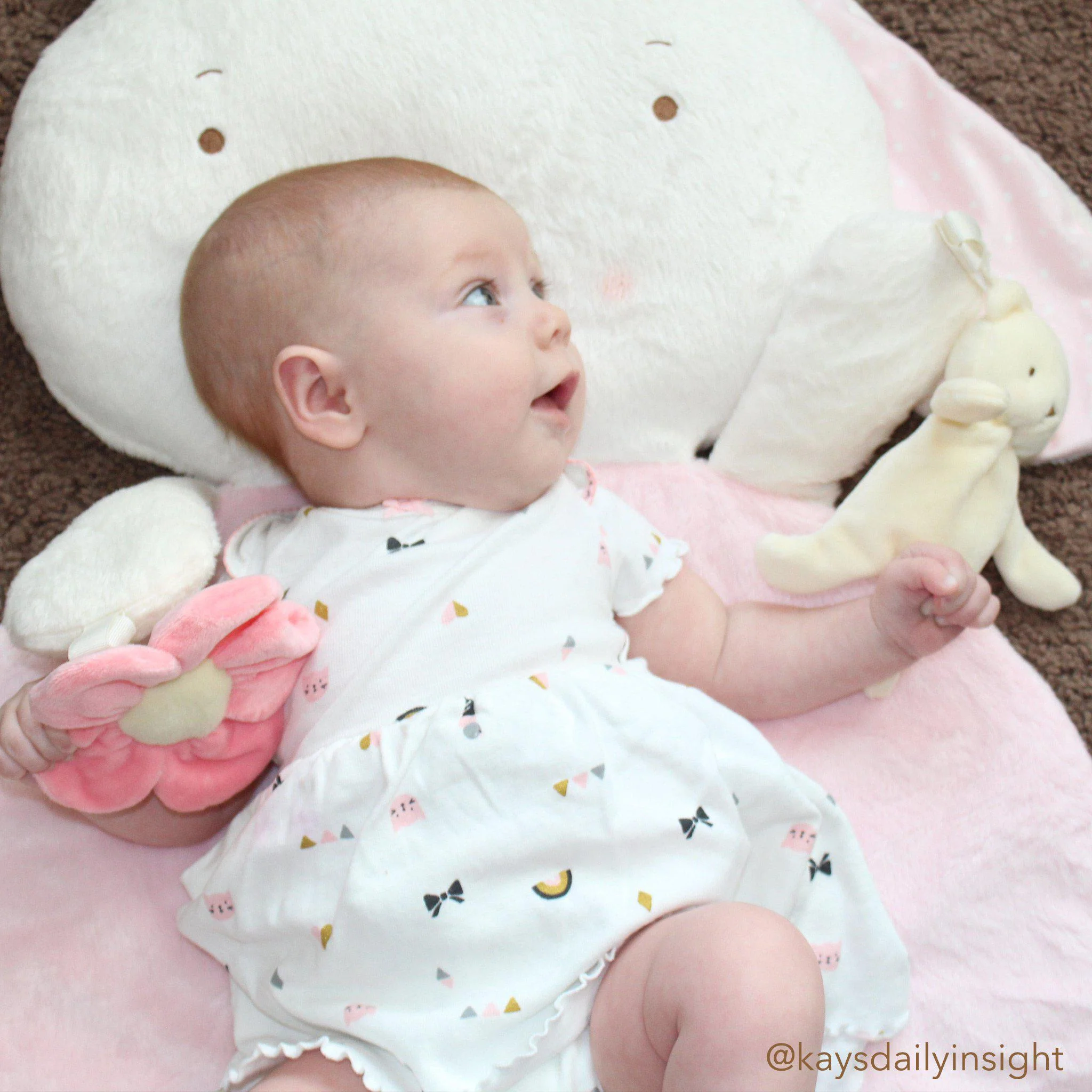 RETIRED - Blossom Bunny Pillow Play Mat 3-in-1 - Image 4