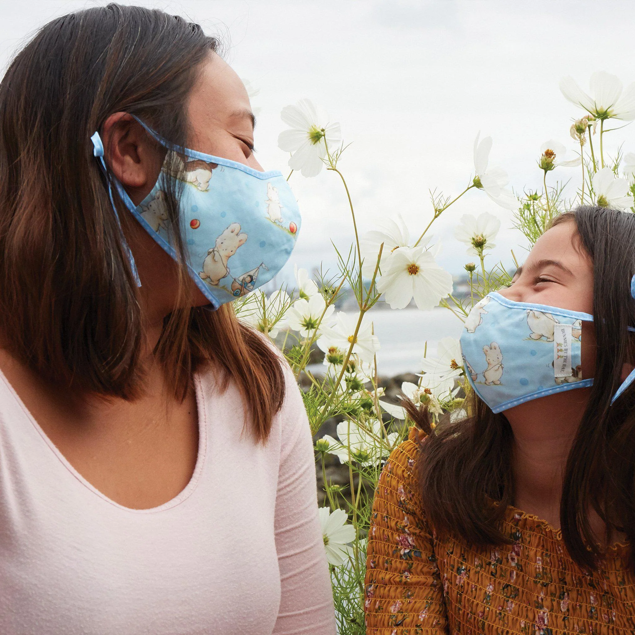 RETIRED - Bud Bunny and Skipit Pup Cloth Face Mask for Adults and Kids - Image 3