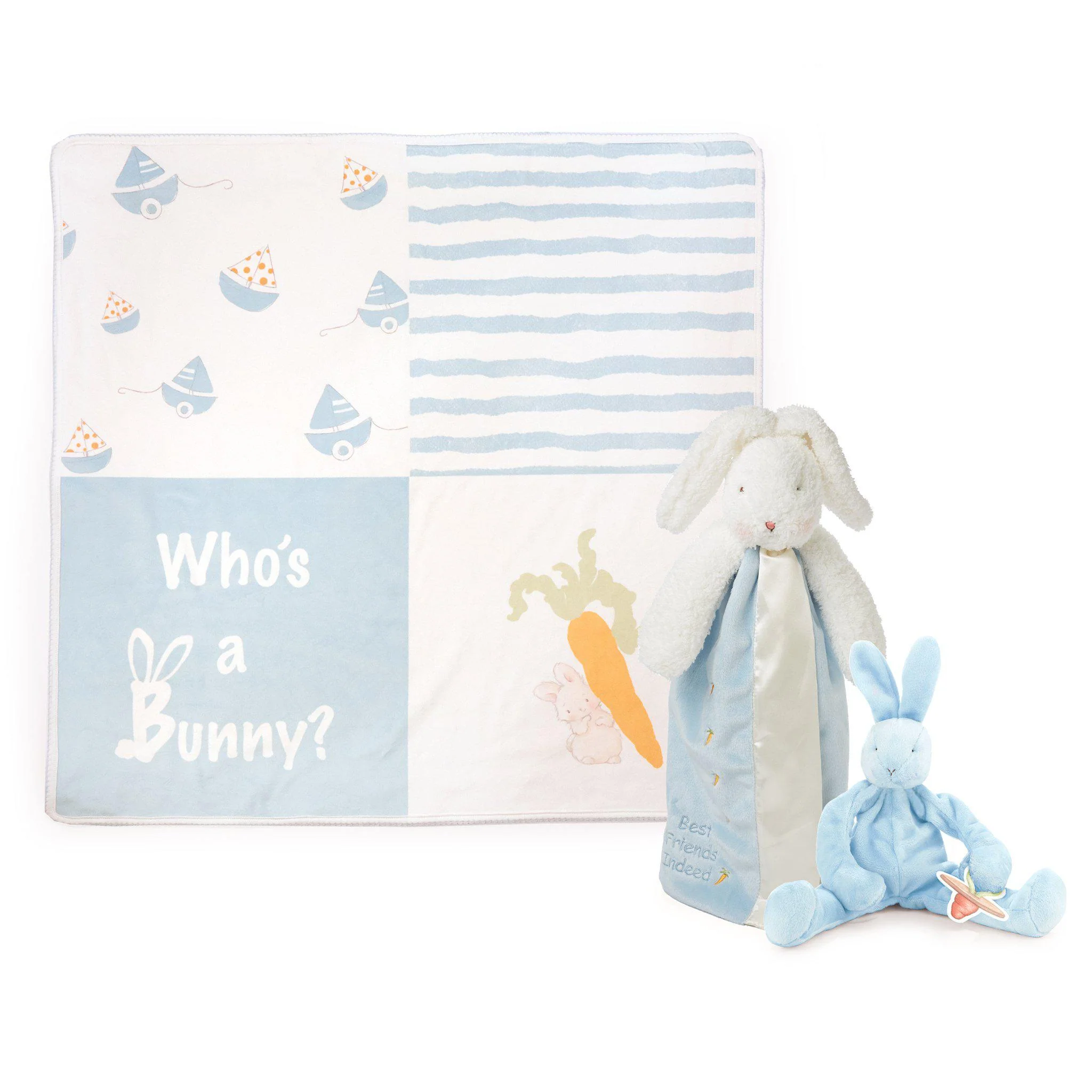 RETIRED - Bud Bunny Lovies On-The-Go Baby Gift Set