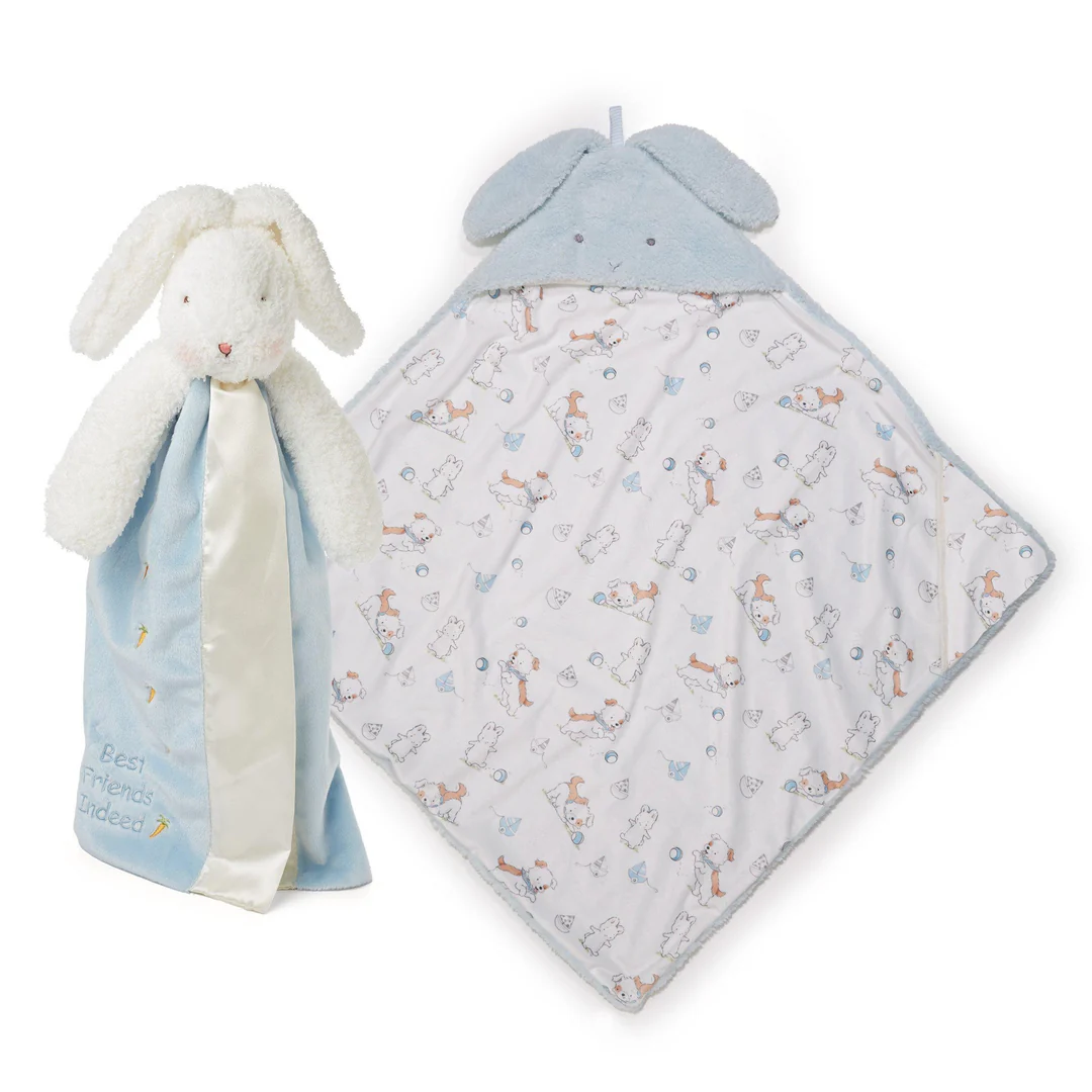 RETIRED - Bud Hooded Blanket and Buddy Gift Set