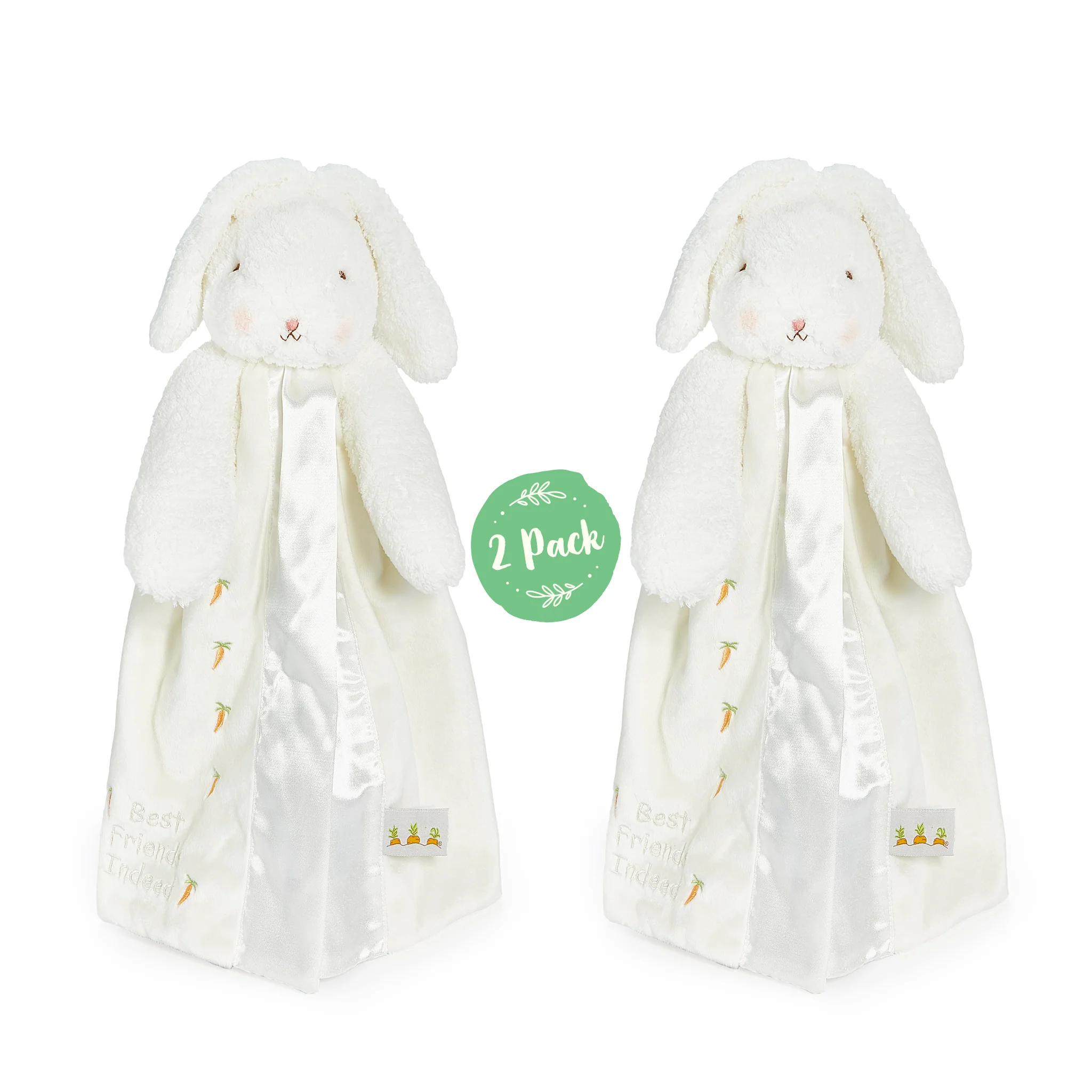 Bun Bun Bunny Buddy Blanket - 2 Pack