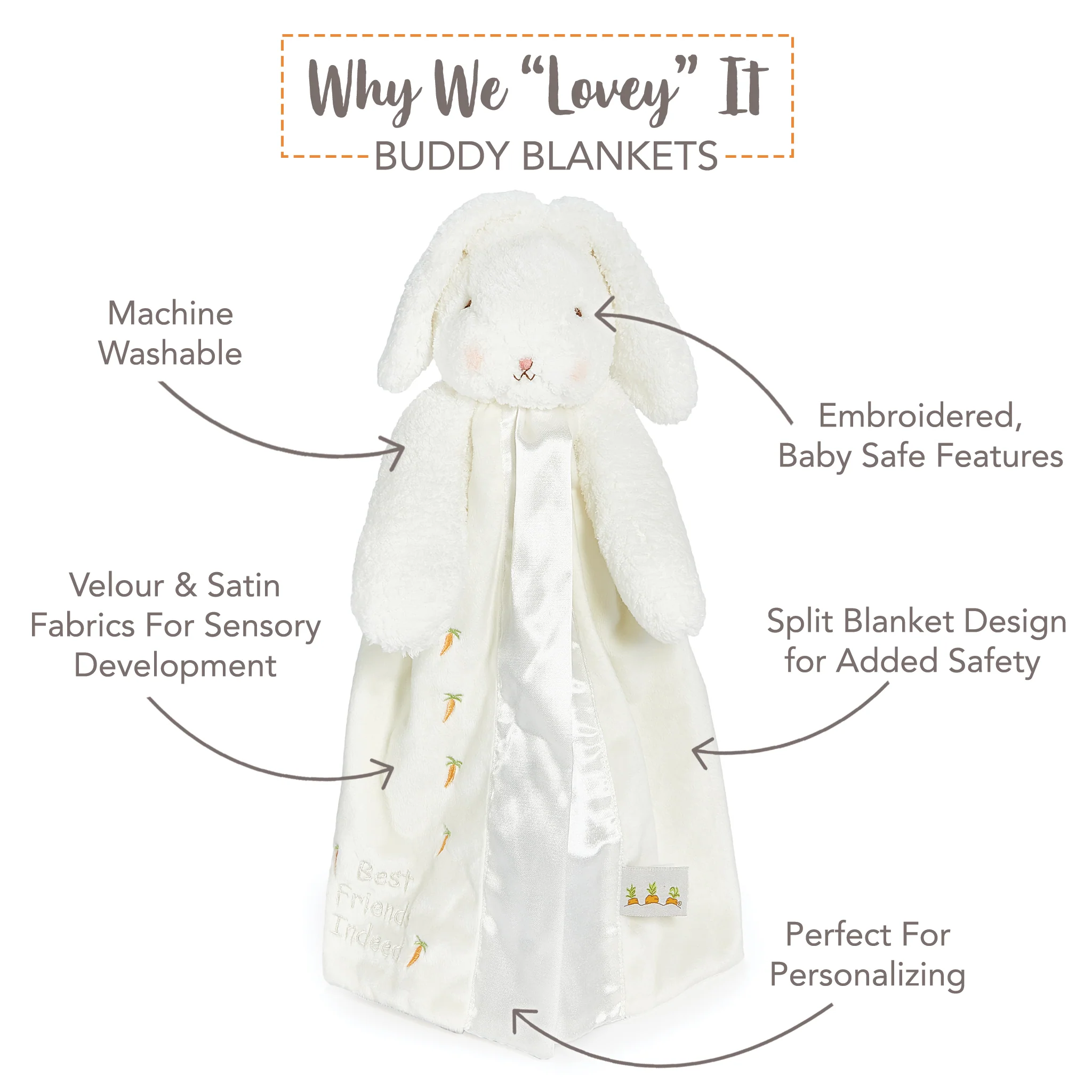 Bun Bun Bunny Buddy Blanket - Image 5