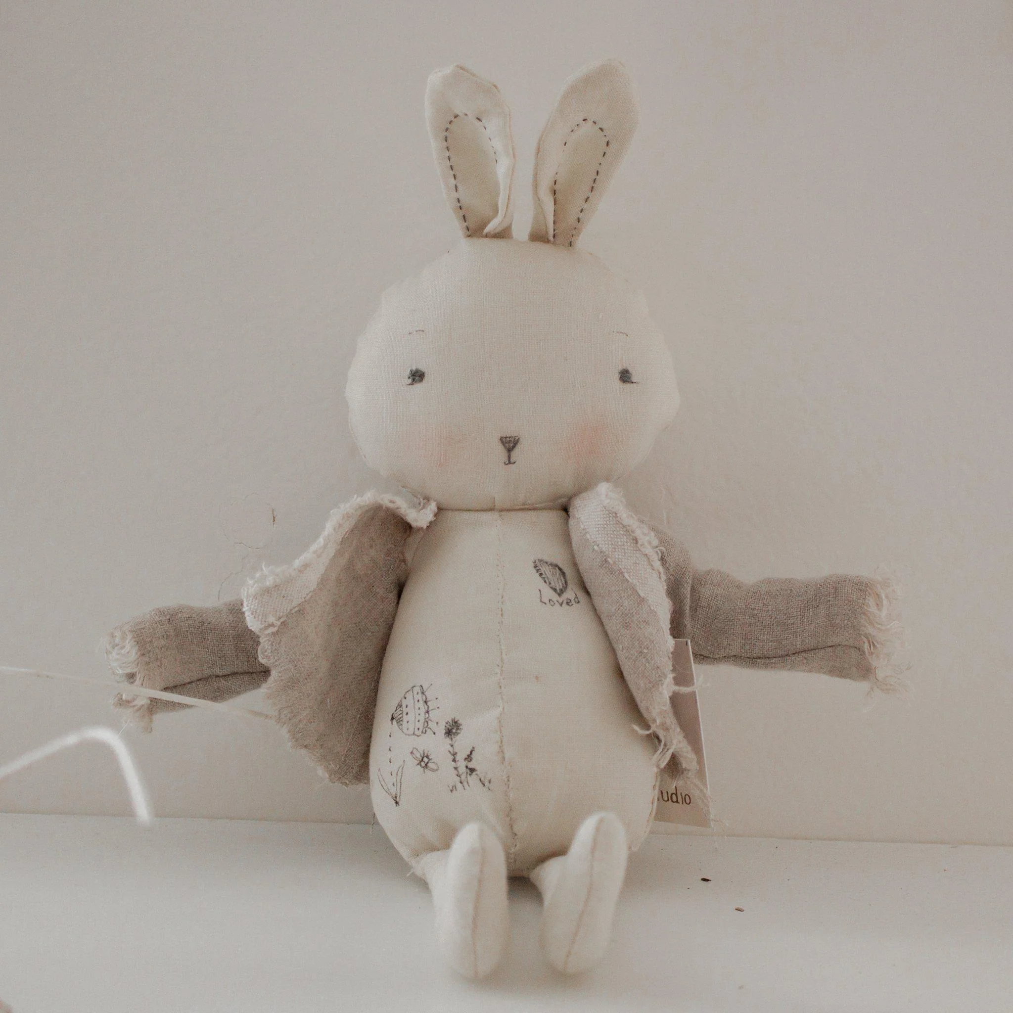 RETIRED - Hutch Studio Original - Loved Bunny - One of A Kind