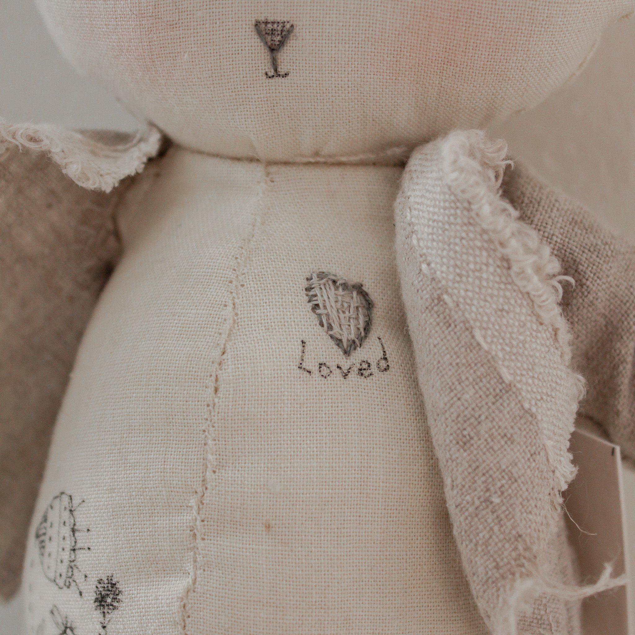 RETIRED - Hutch Studio Original - Loved Bunny - One of A Kind - Image 2