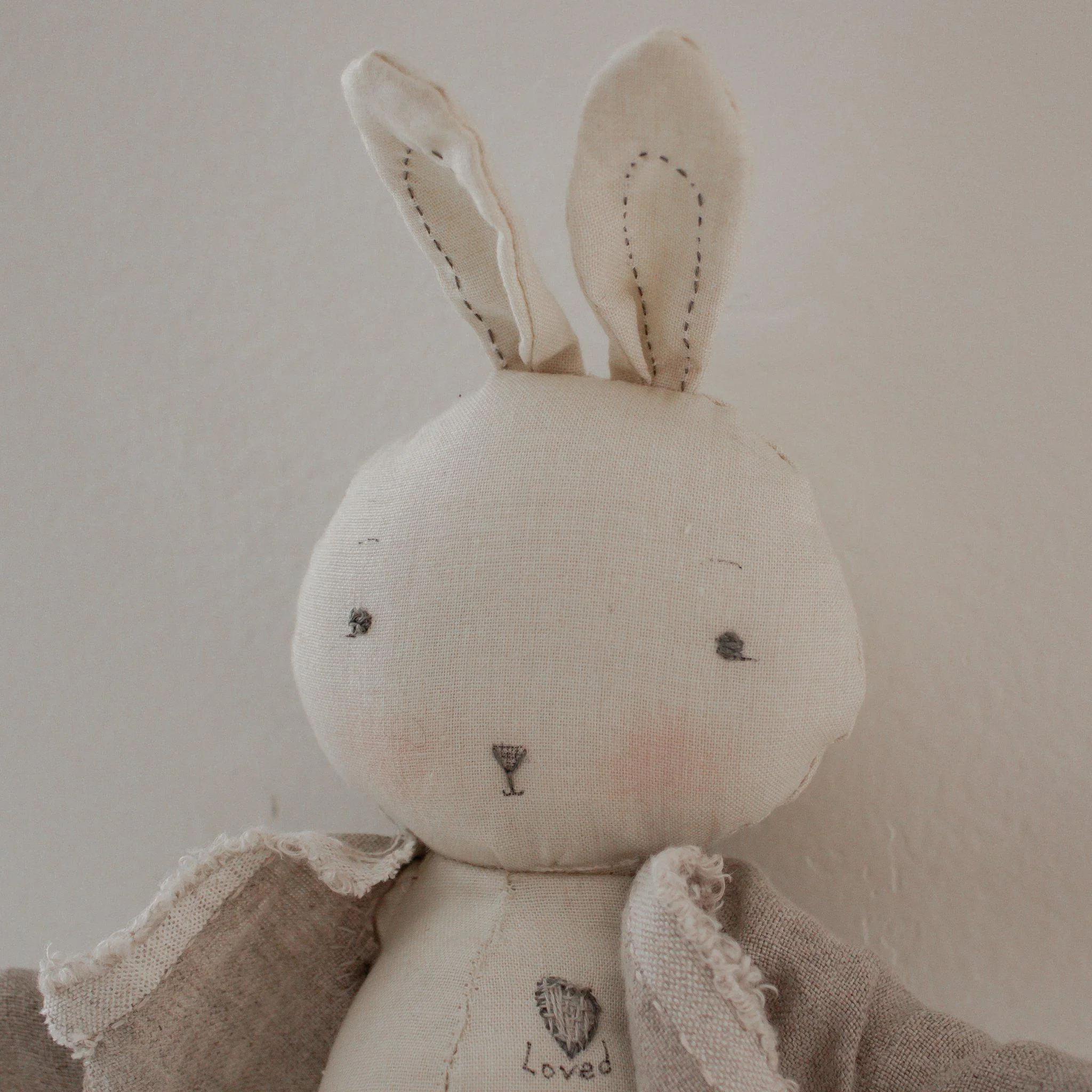 RETIRED - Hutch Studio Original - Loved Bunny - One of A Kind - Image 3