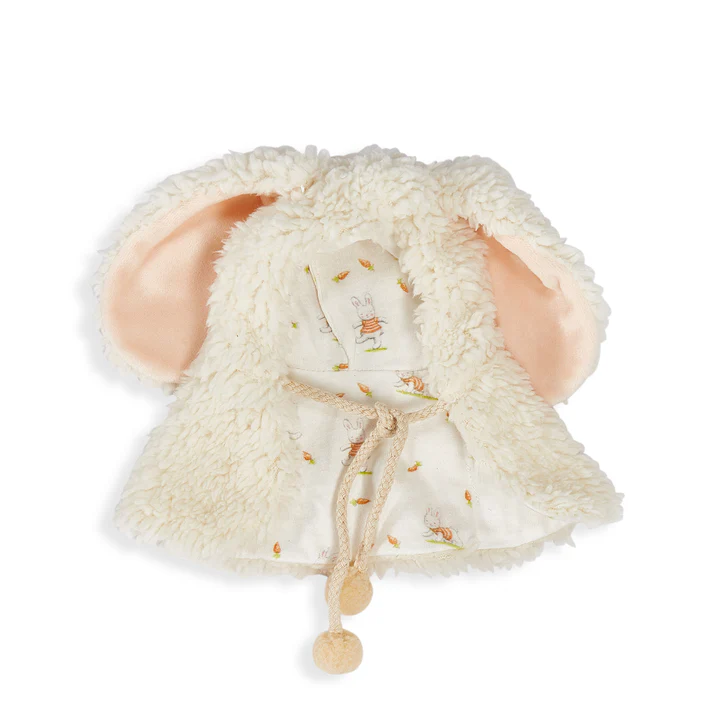 RETIRED - Kiddo's Closet Bunny Cape - Cream