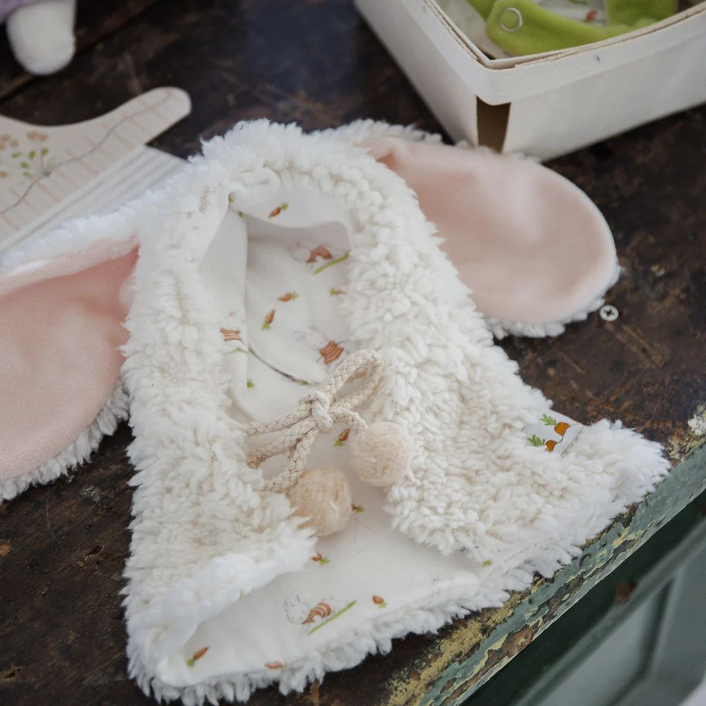 RETIRED - Kiddo's Closet Bunny Cape - Cream - Image 5