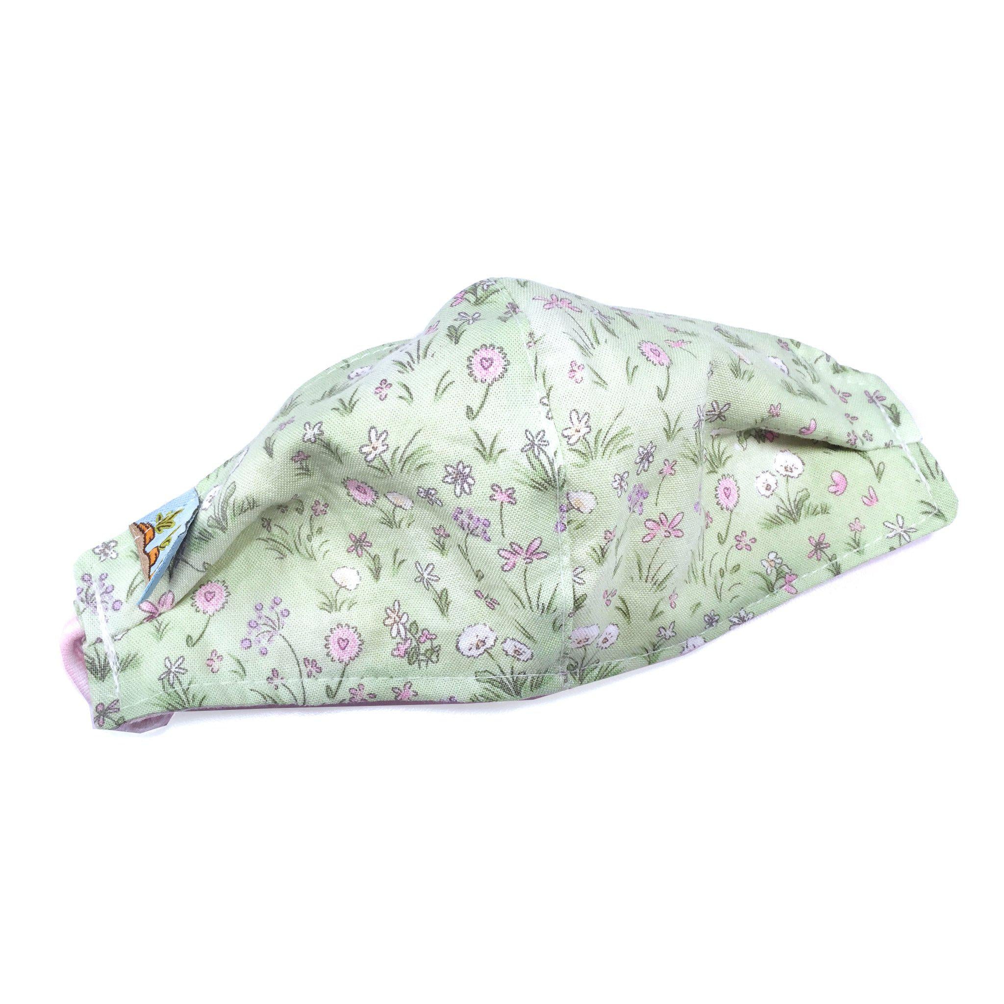 RETIRED - Child Cloth Face Mask - Garden Flowers - Image 2