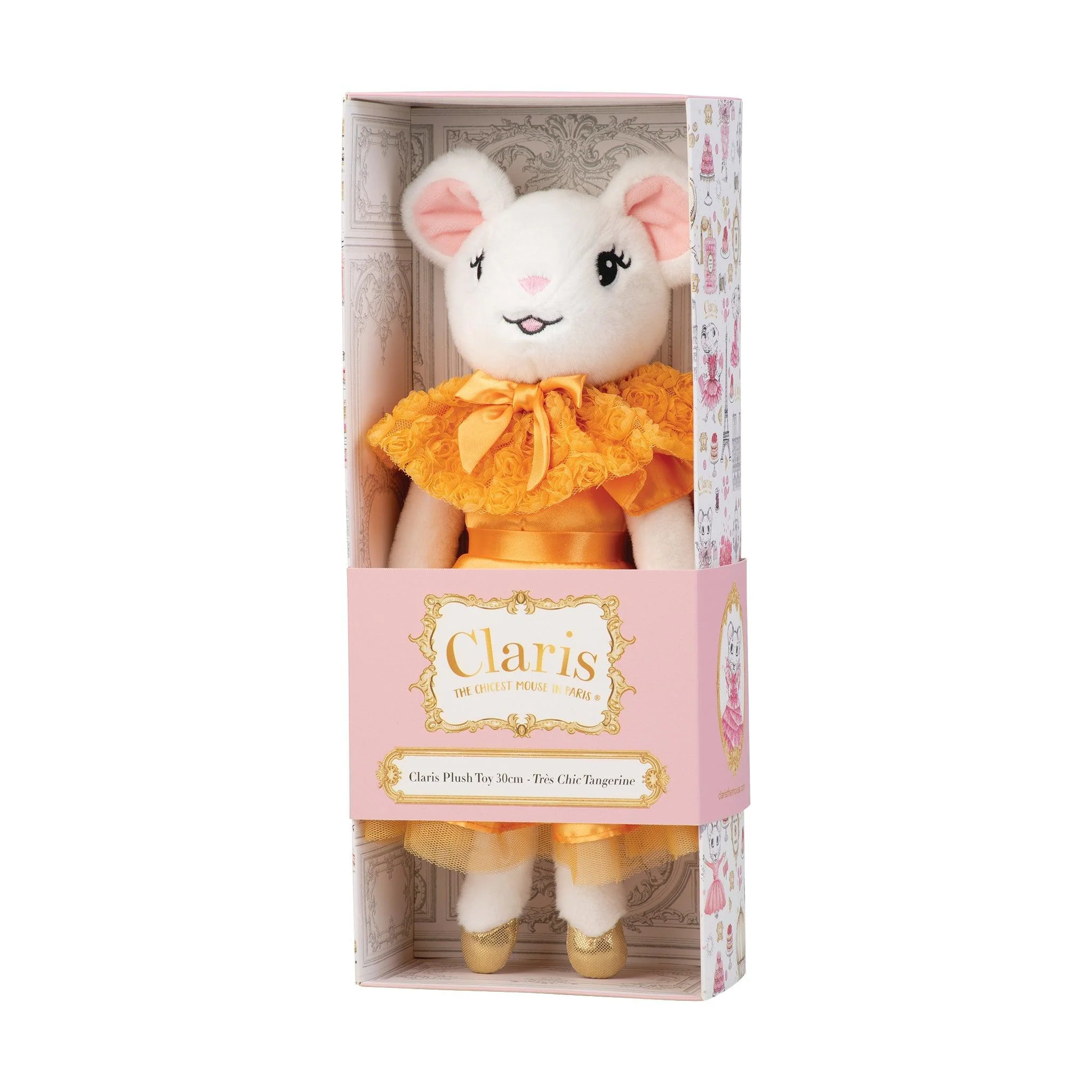 RETIRED - Claris The Mouse - Tangerine Plush Doll