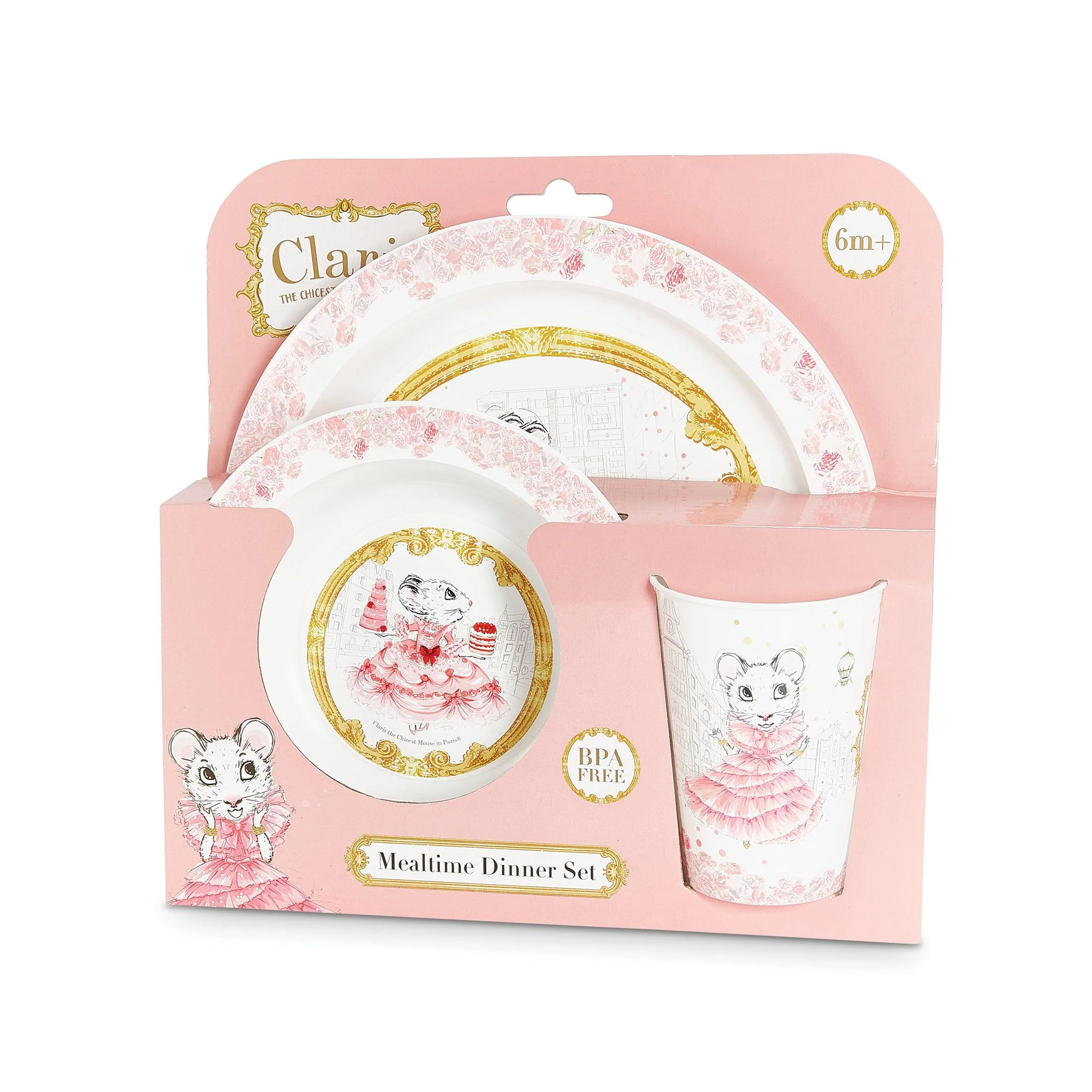 RETIRED - Claris The Mouse - 3 Piece Dinner Set - Image 4
