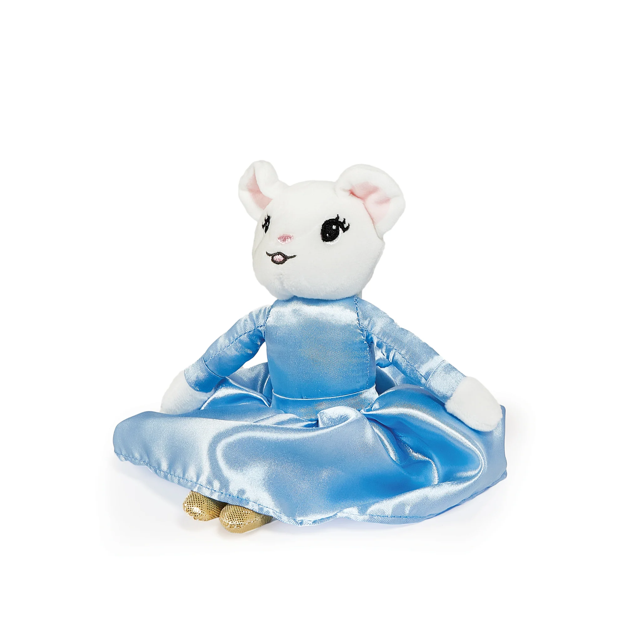 RETIRED  - Claris The Mouse - Blue Mini Plush Doll - Image 3