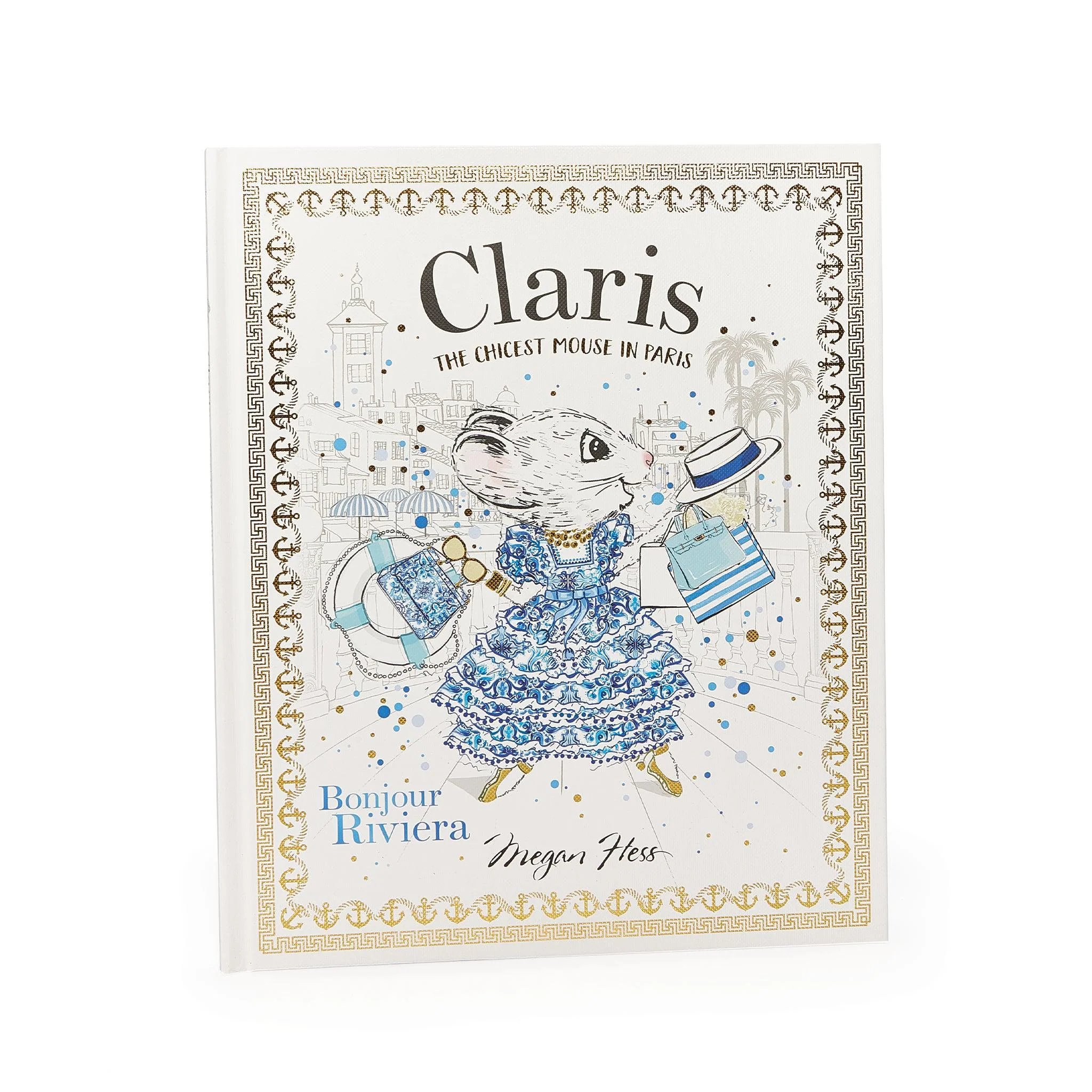 RETIRED - Claris The Mouse - Bonjour Riviera Hardcover Book