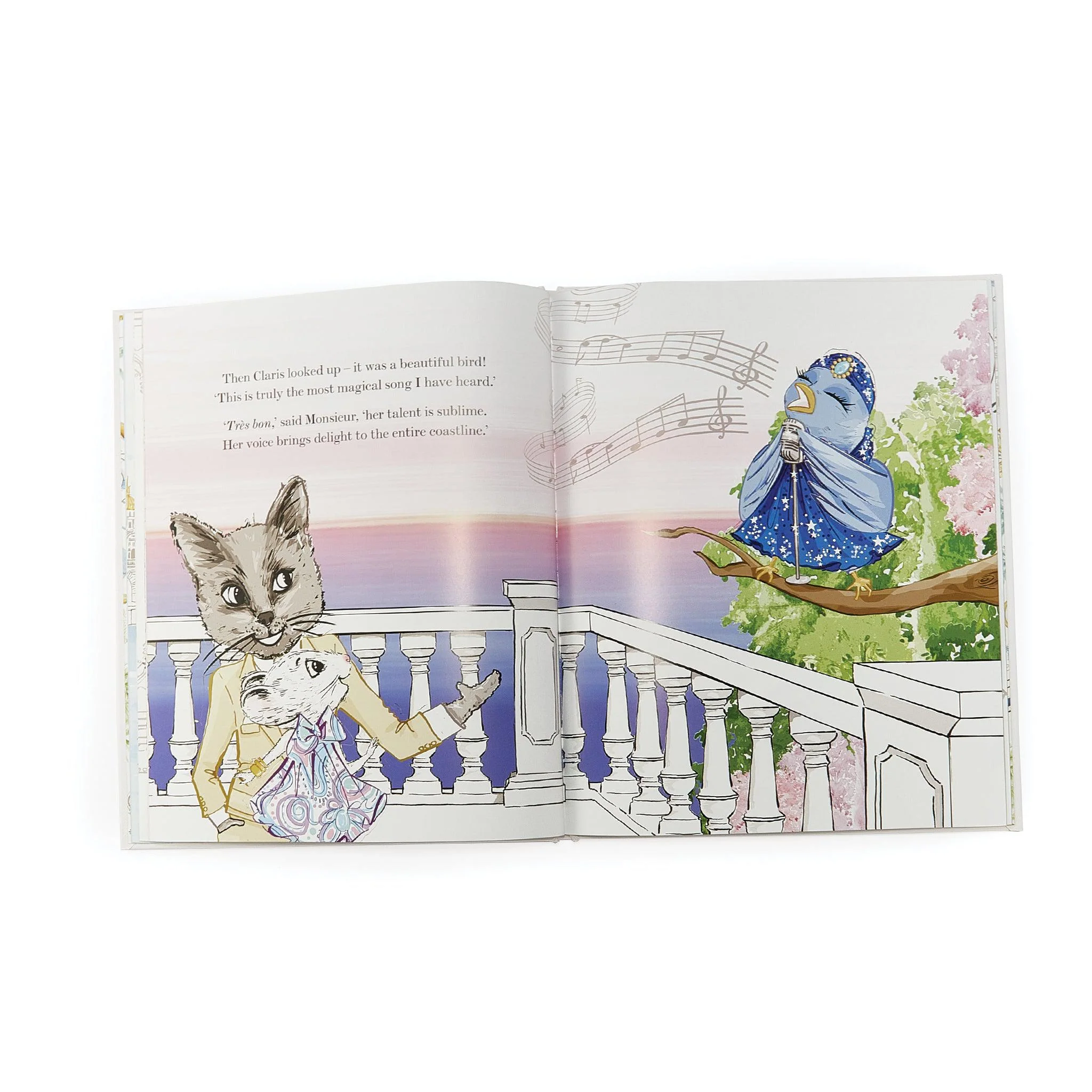 RETIRED - Claris The Mouse - Bonjour Riviera Hardcover Book - Image 2