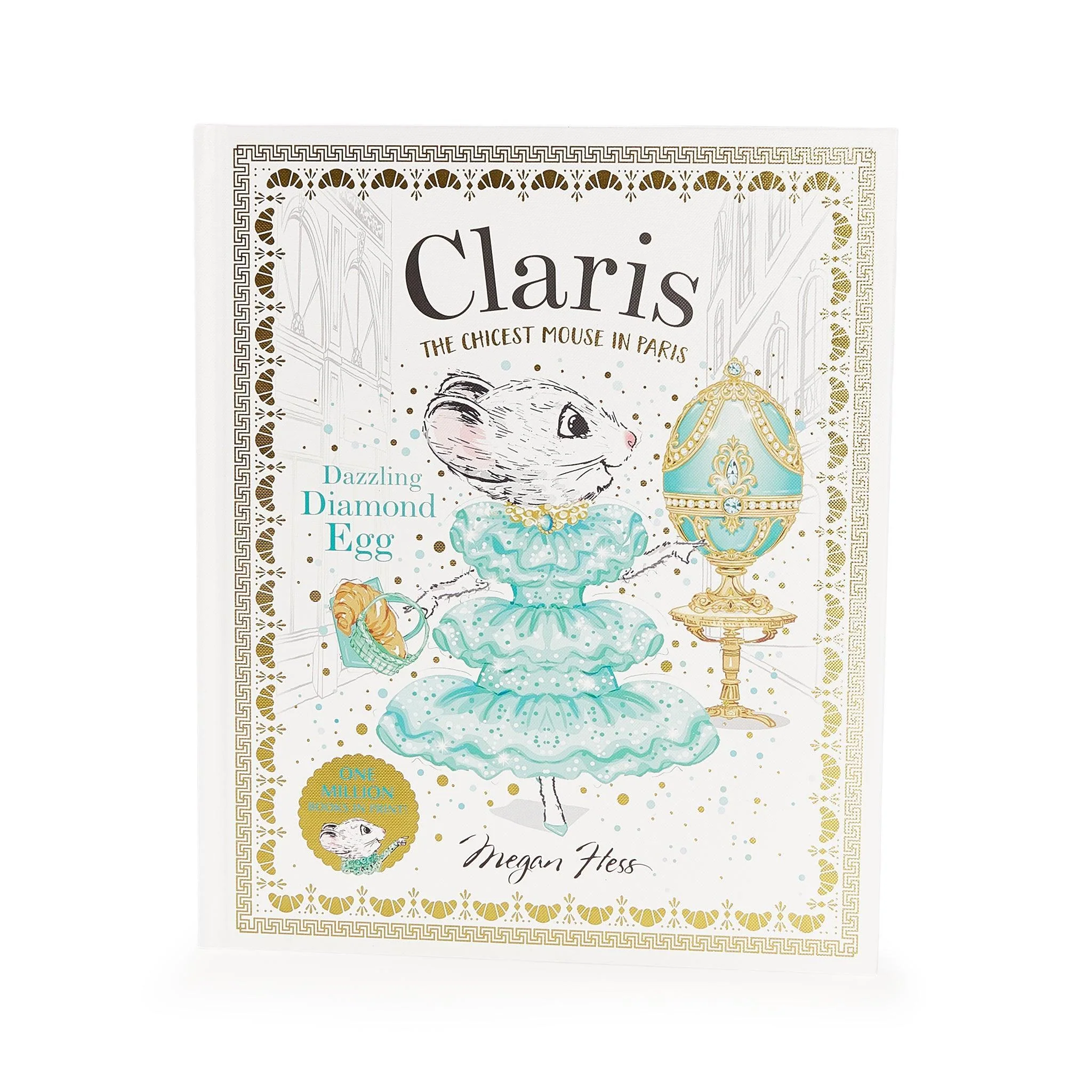 Claris The Mouse: Dazzling Diamond Egg & Turquoise Plush Book Bundle - Image 5