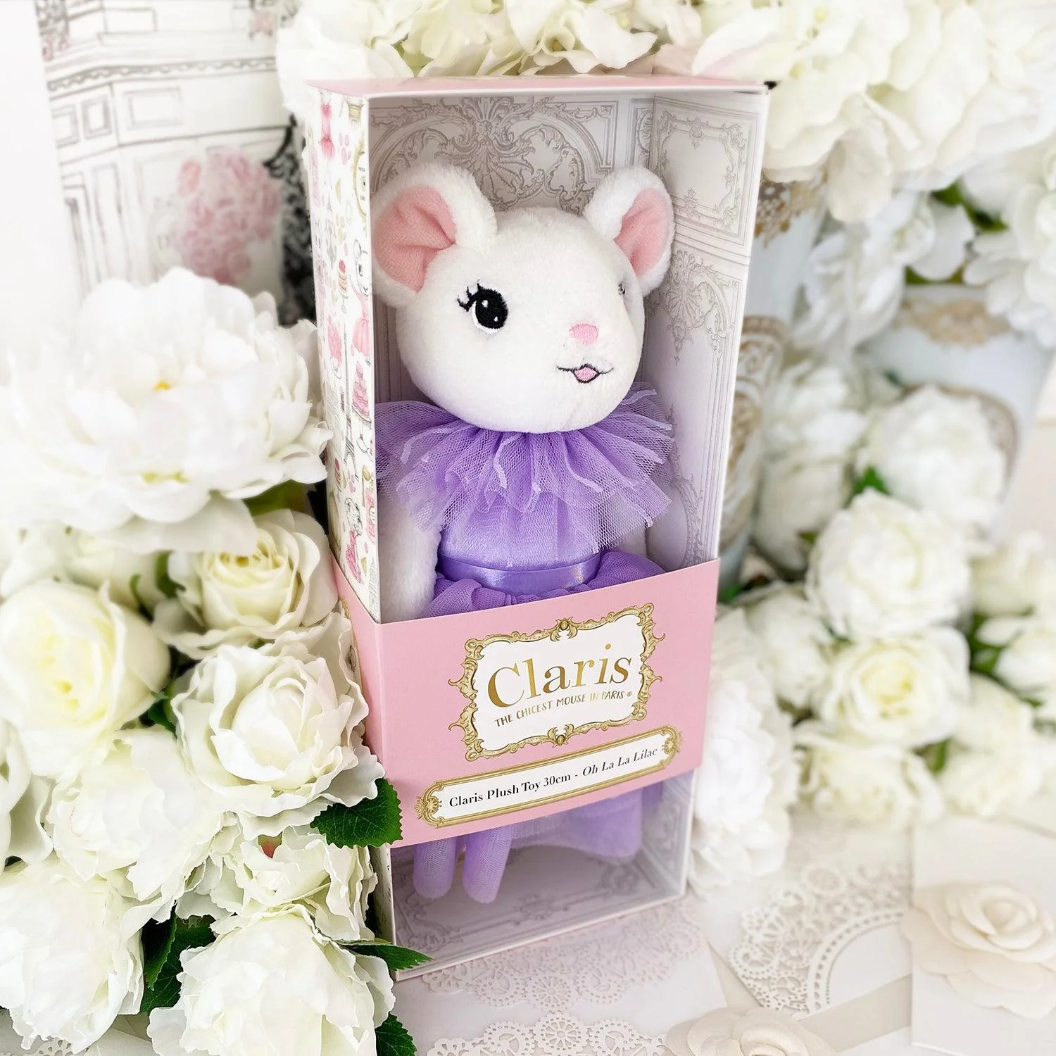 Claris The Mouse - Oh La La Lilac Plush Doll - Image 4