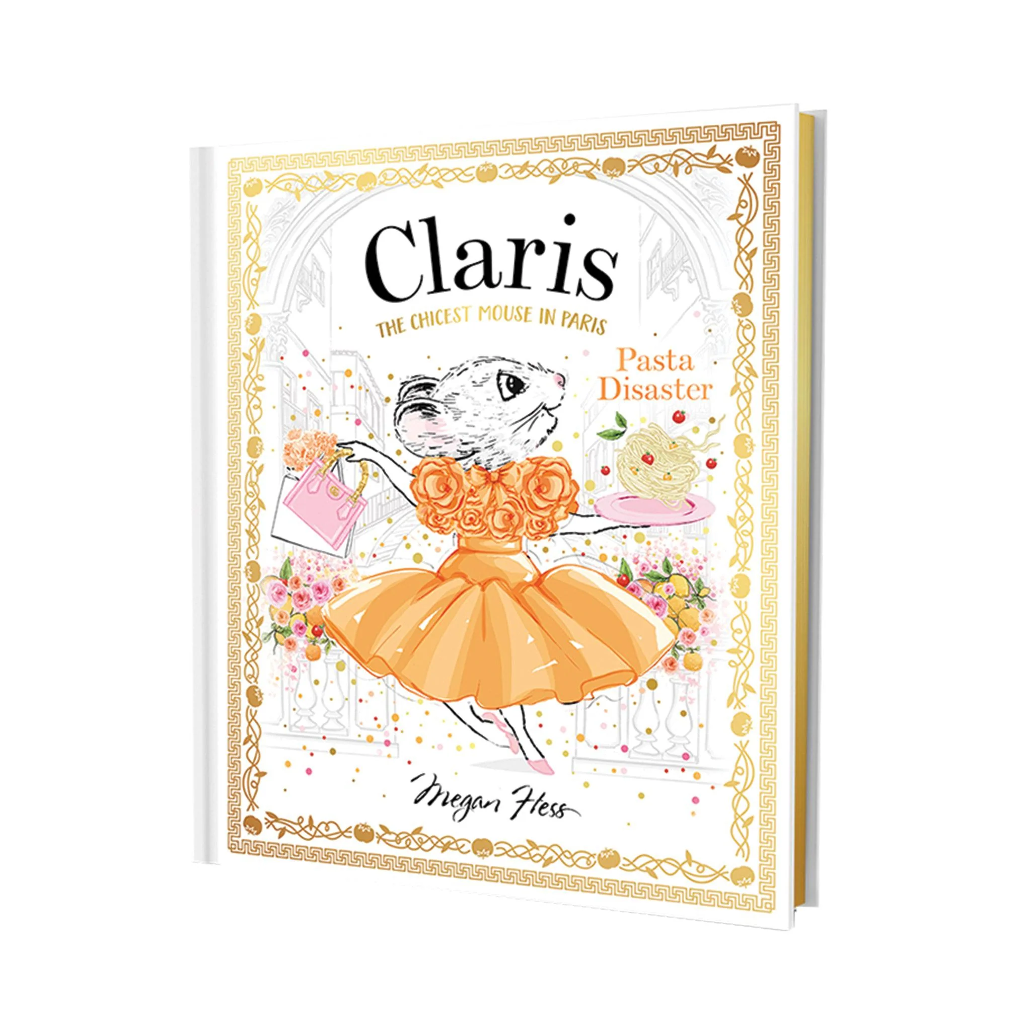 RETIRED - Claris The Mouse - Pasta Disaster Hardcover Book