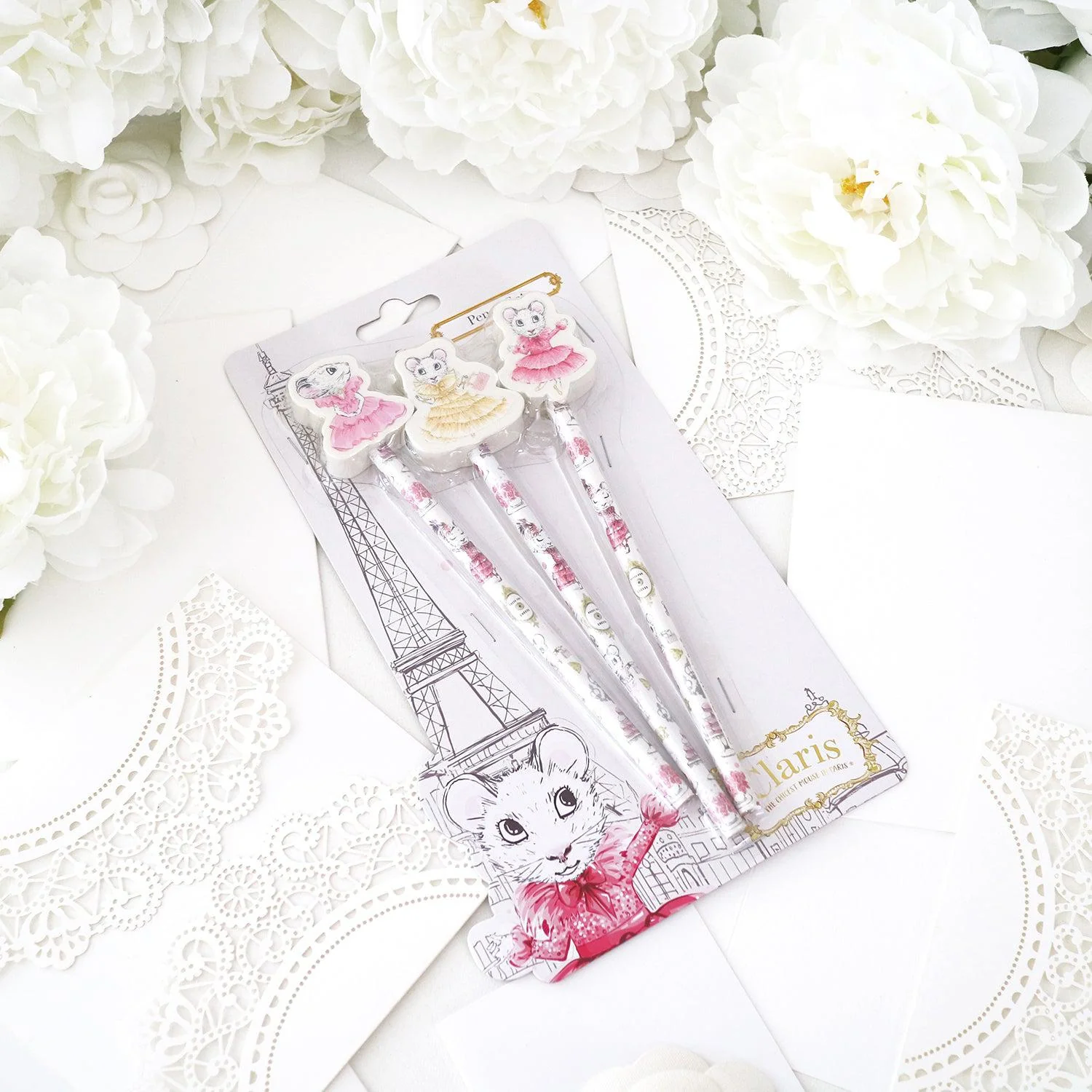 RETIRED - Claris The Mouse - Pencil Set - Image 2