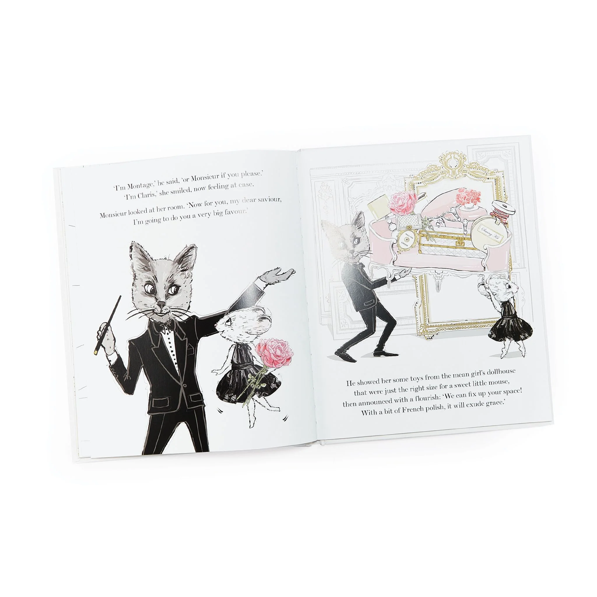 Claris The Mouse: The Chicest Mouse In Paris & Pink Plush Book Bundle - Image 4