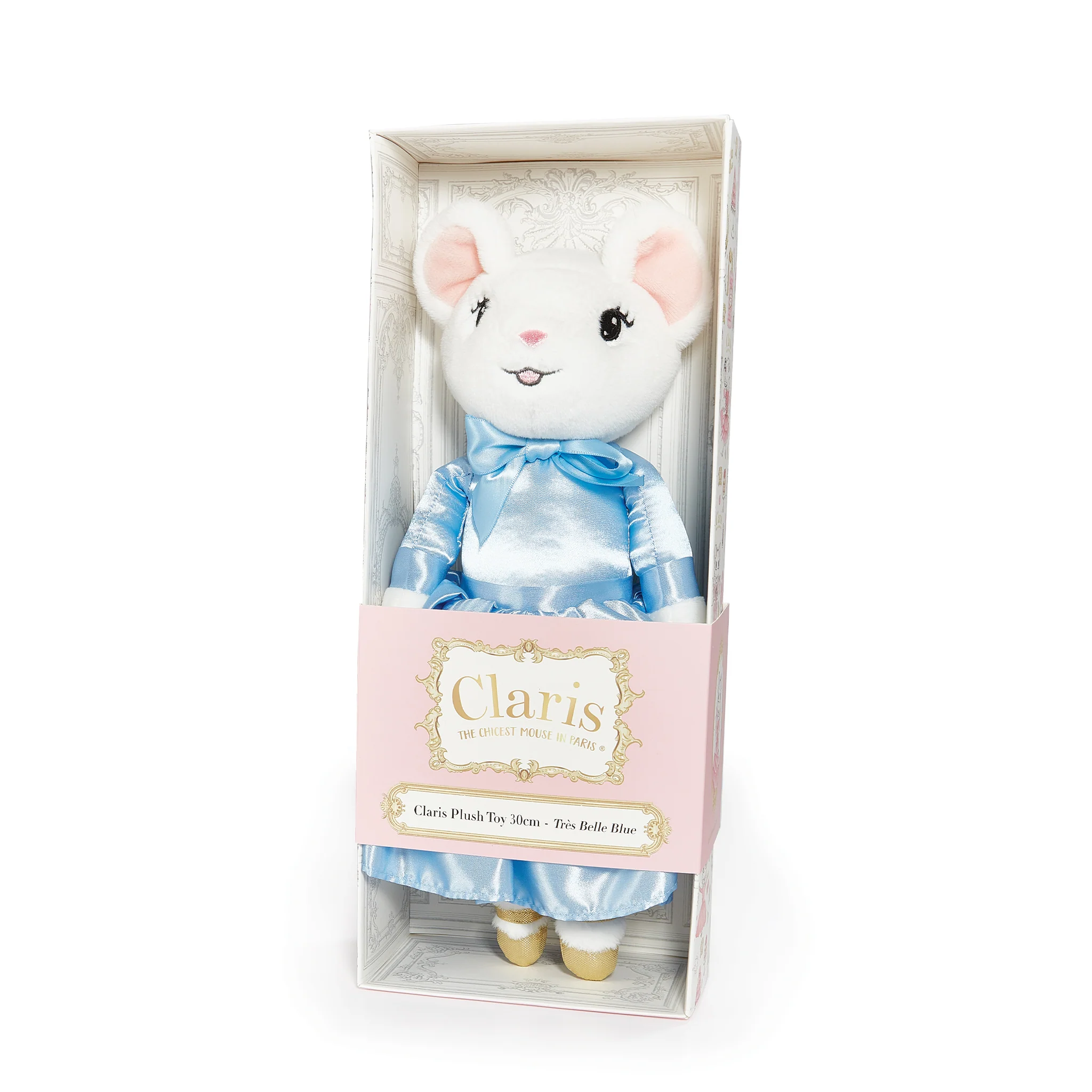 RETIRED - Claris The Mouse - Tres Belle Blue Plush Doll
