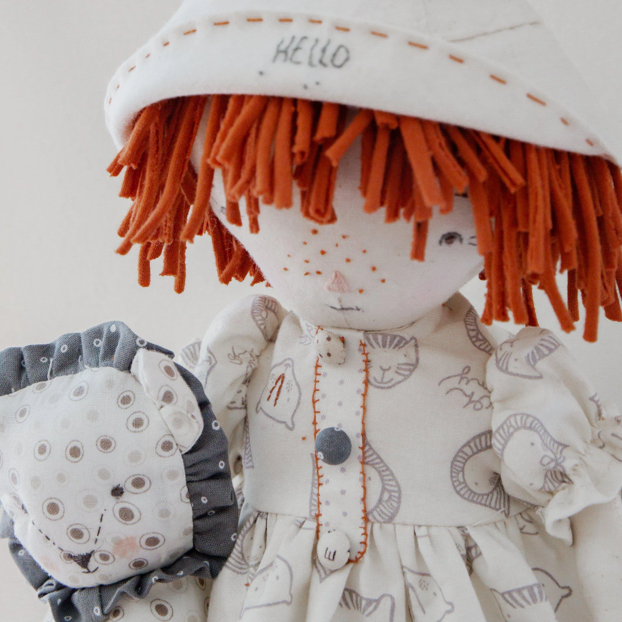 RETIRED - Hutch Studio Original - Lottie & Lionel - One of A Kind Doll - Image 3