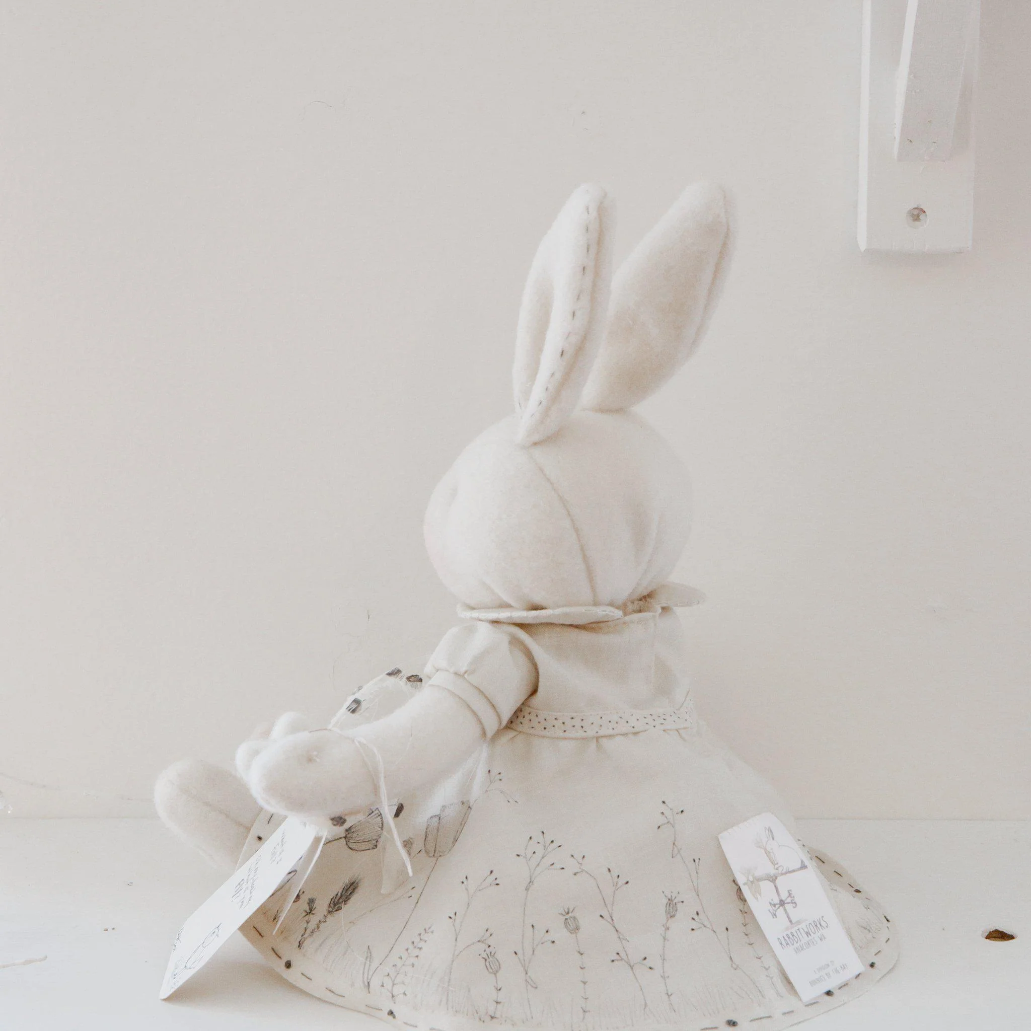 RETIRED - Hutch Studio Original - Ariel Bunny - One of A Kind - Image 5