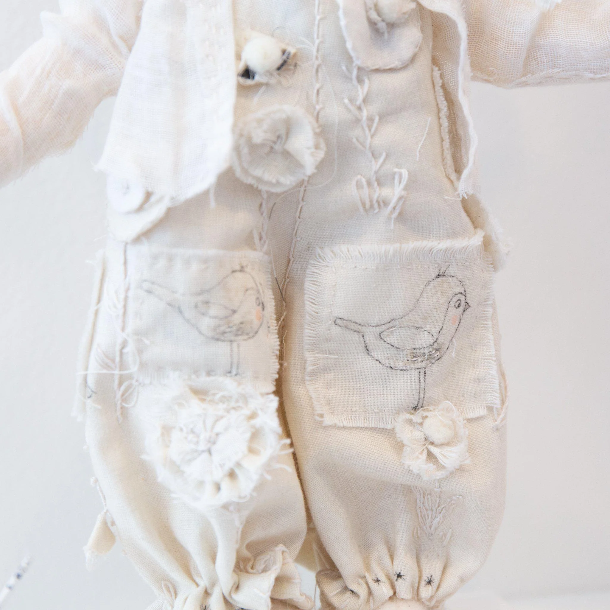 RETIRED - Hutch Studio Original - Ella Tweet - One of A Kind Bunny - Image 3