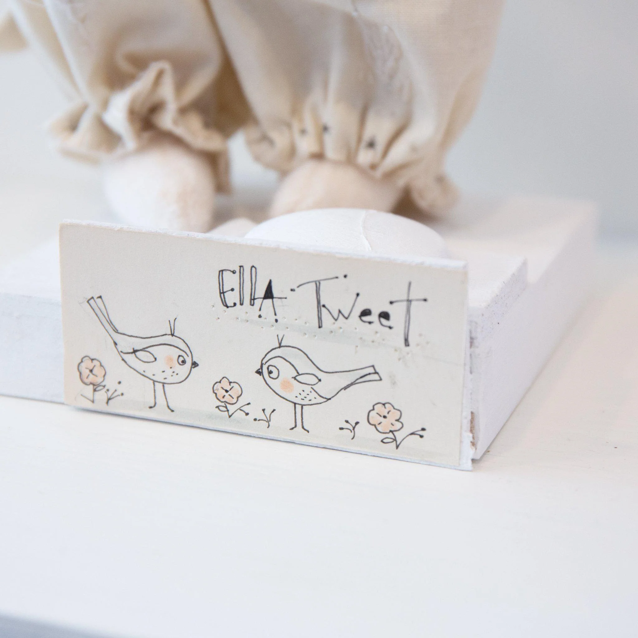 RETIRED - Hutch Studio Original - Ella Tweet - One of A Kind Bunny - Image 4
