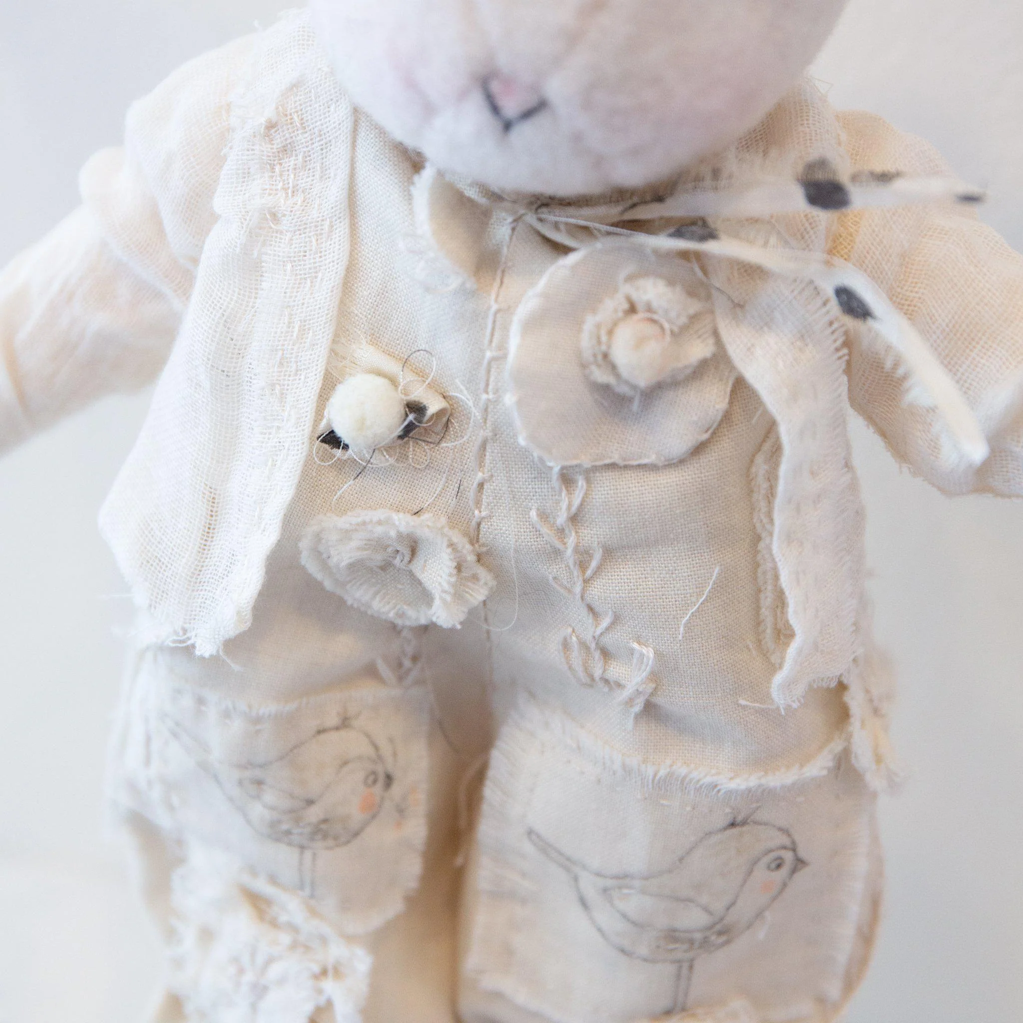 RETIRED - Hutch Studio Original - Ella Tweet - One of A Kind Bunny - Image 8