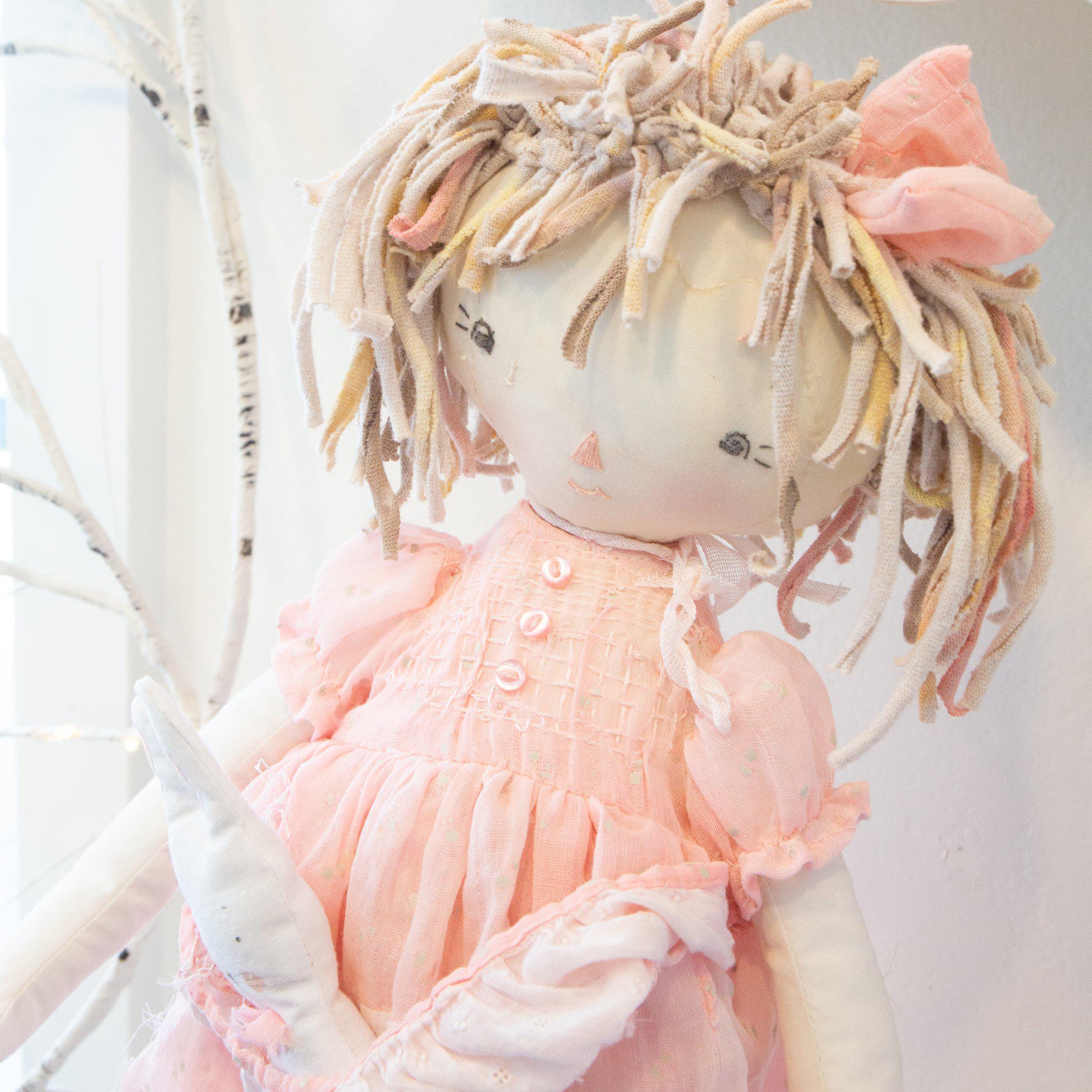RETIRED - Hutch Studio Original - Pip Peony - One of a Kind Doll - Image 2