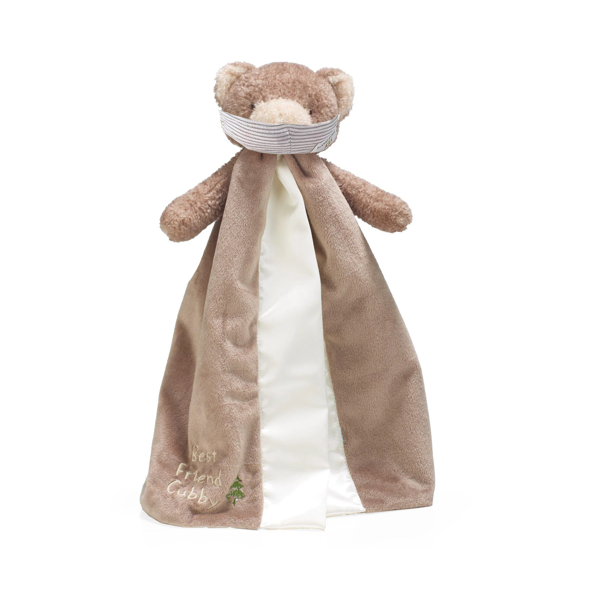 RETIRED - Cubby the Bear Buddy Blanket with Face Mask - Image 4