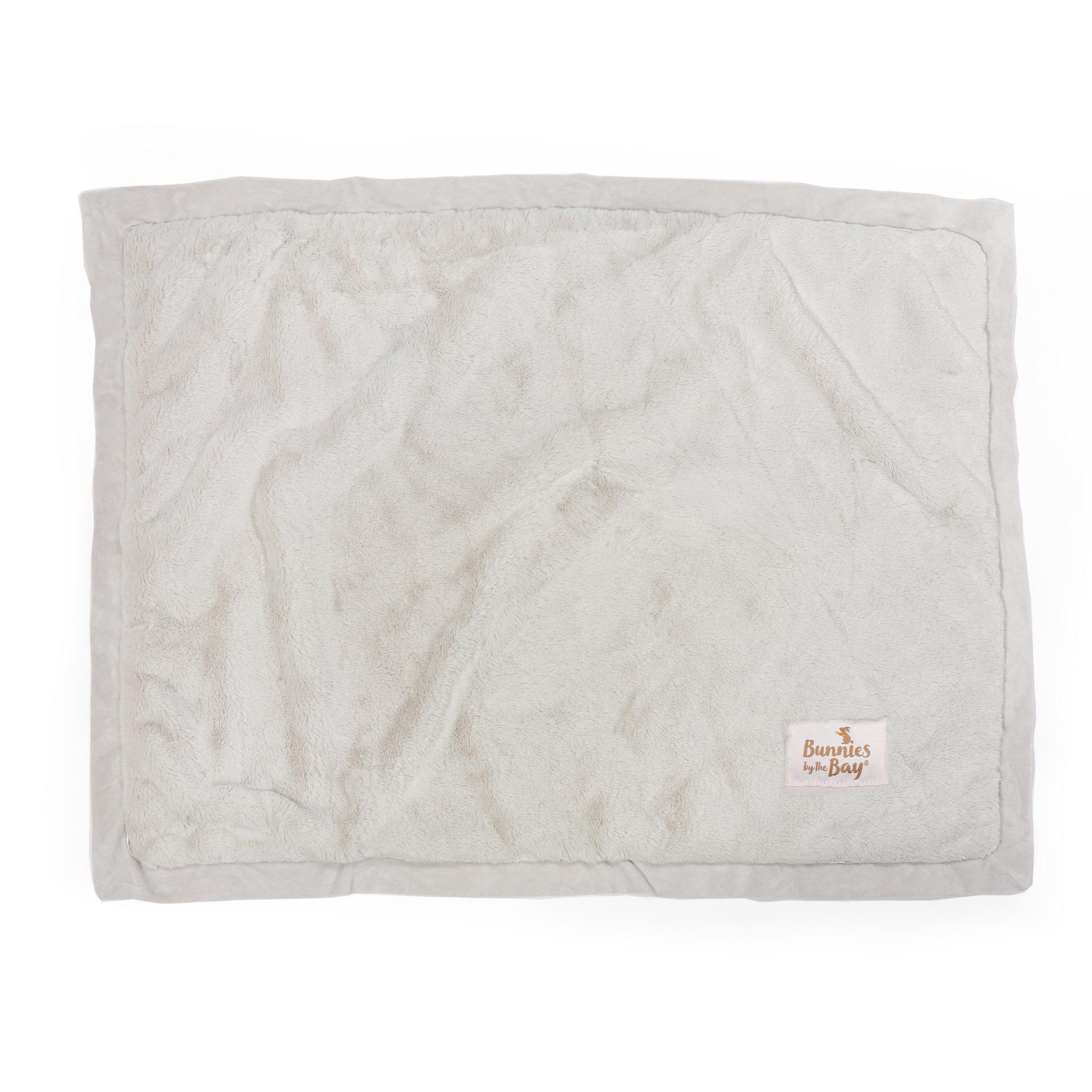 RETIRED - Cuddle Me Fur Nibble Blanket - Gray 30 x 40