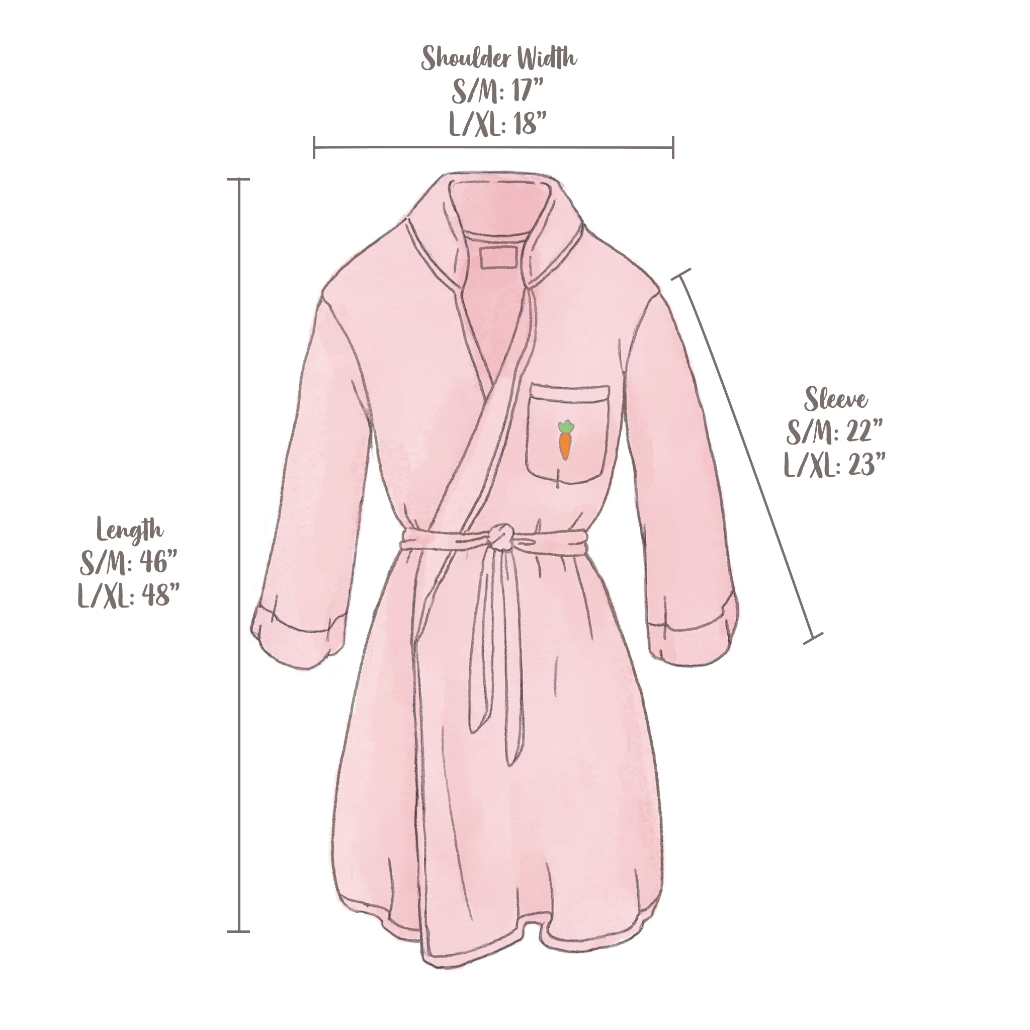 RETIRED - Cuddle Me Adult Robe - Pink - Image 4