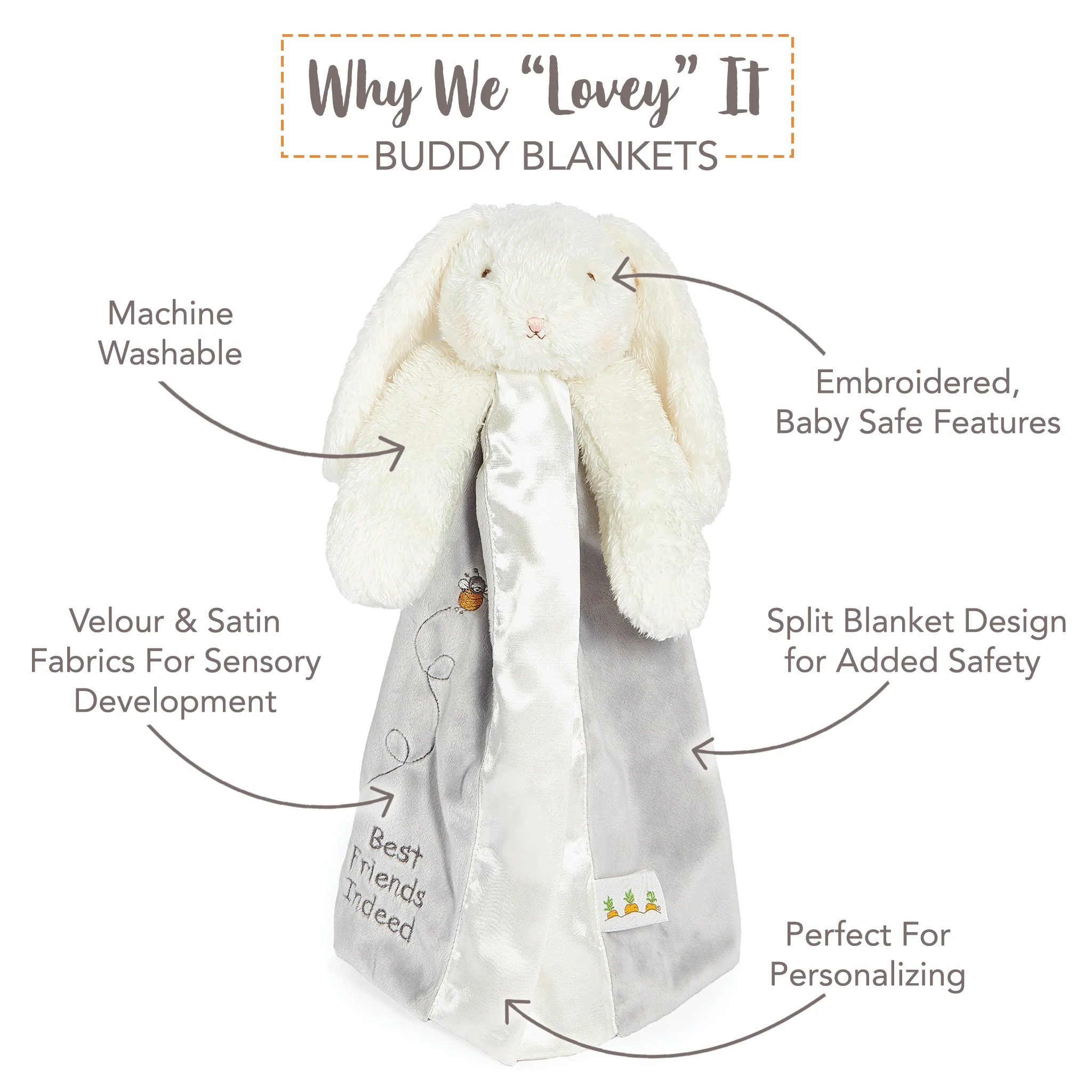Bunnies Do Delight! Bloom Gift Set - Gray - Image 3