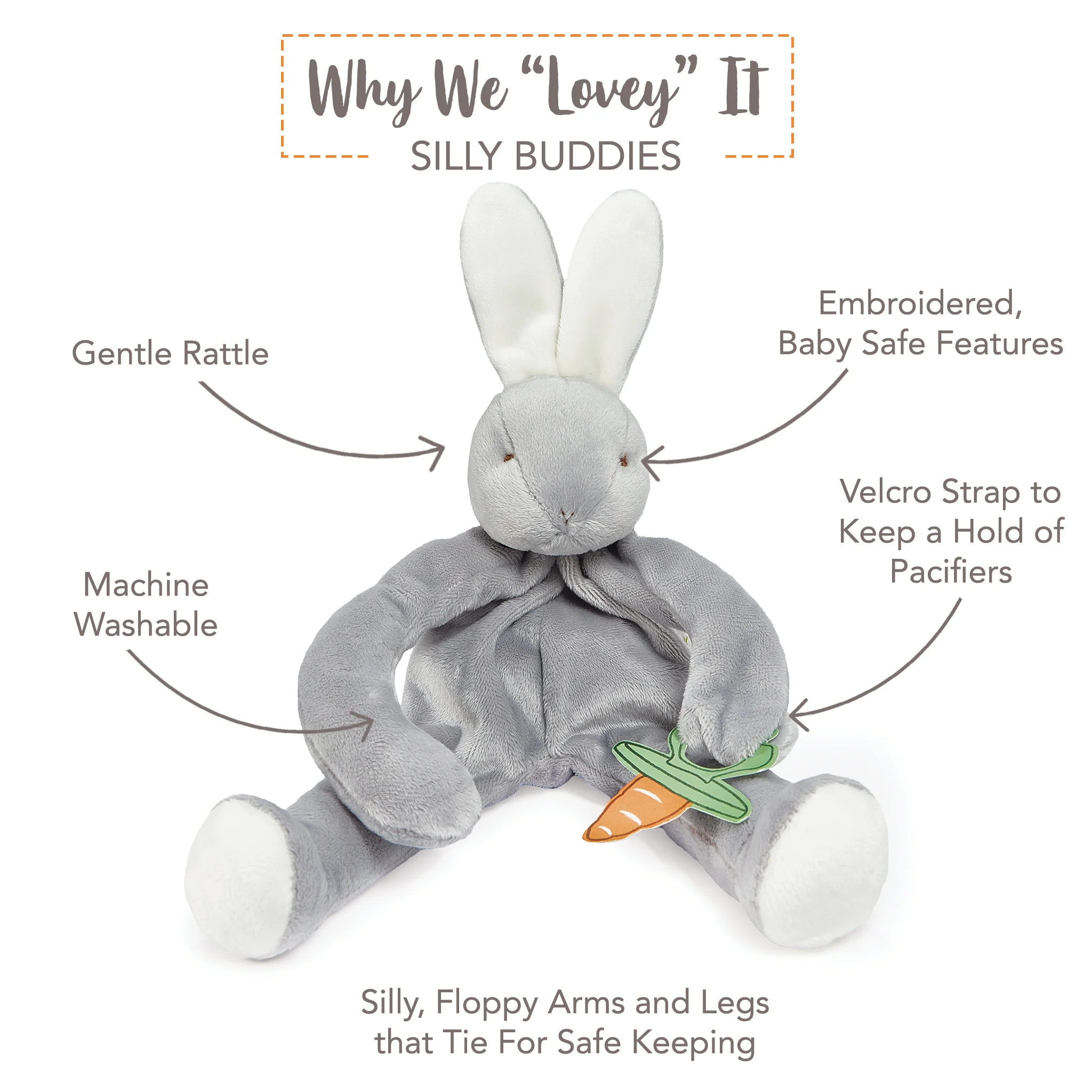 Bunnies Do Delight! Bloom Gift Set - Gray - Image 4