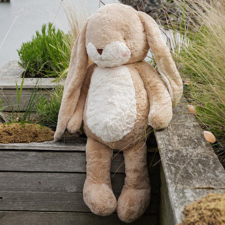 Bigger 26" Floppy Nibble Bunny - Almond Joy - Image 5