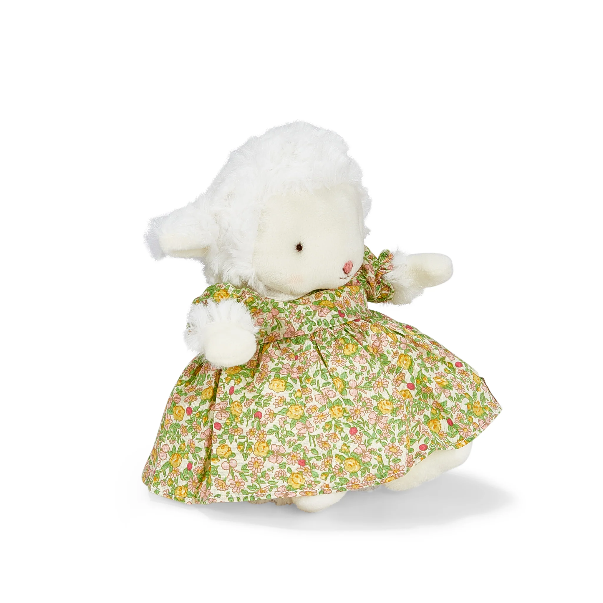 RETIRED - Kiddo's Closet Floral Dress - Green & Pink - Image 3