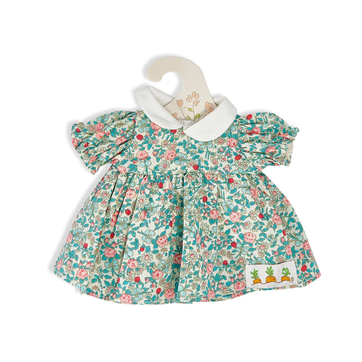 RETIRED - Kiddo's Closet Floral Dress - Teal & Pink
